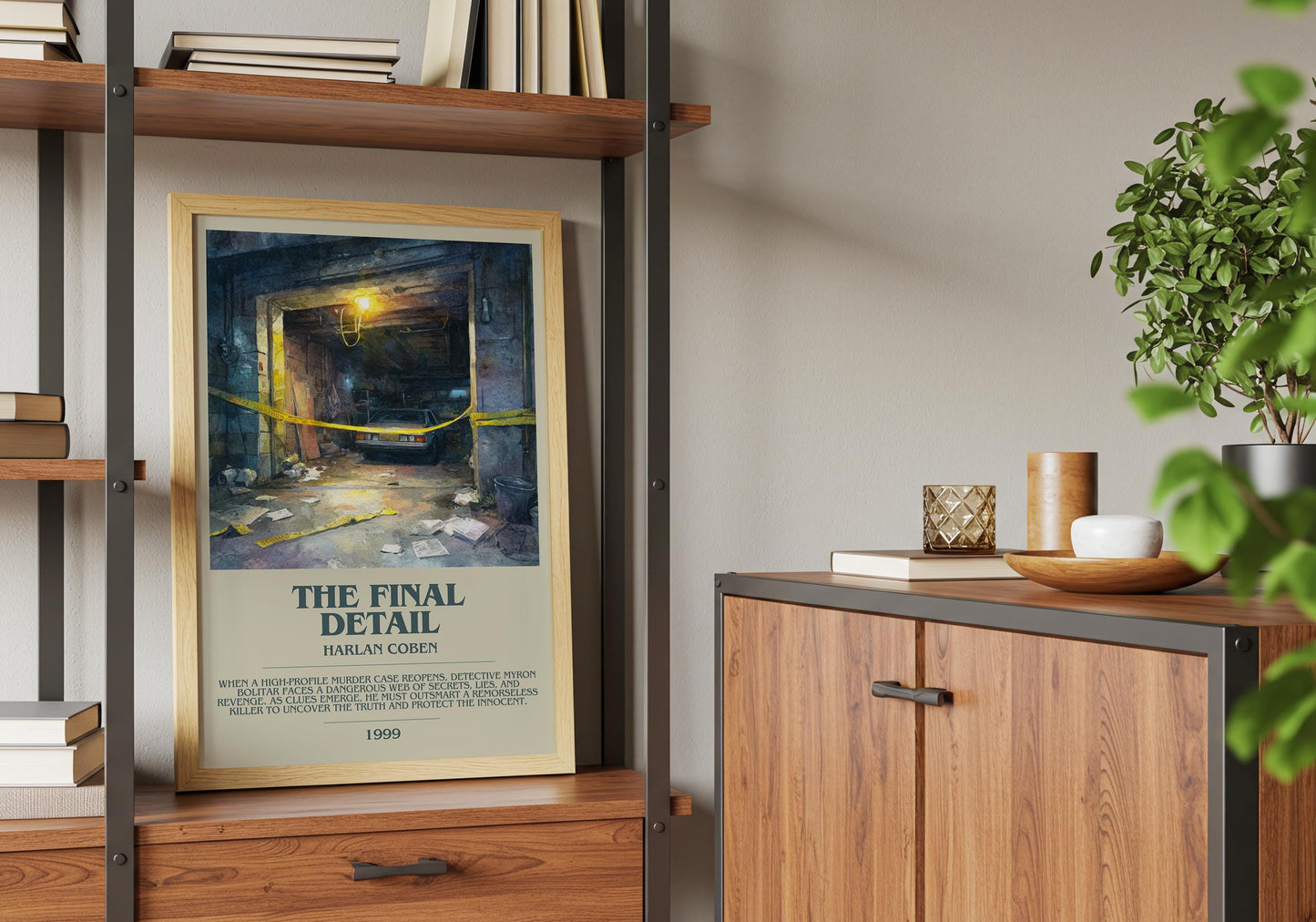 The Final Detail by Harlan Coben | Descriptive Book Poster | Modern