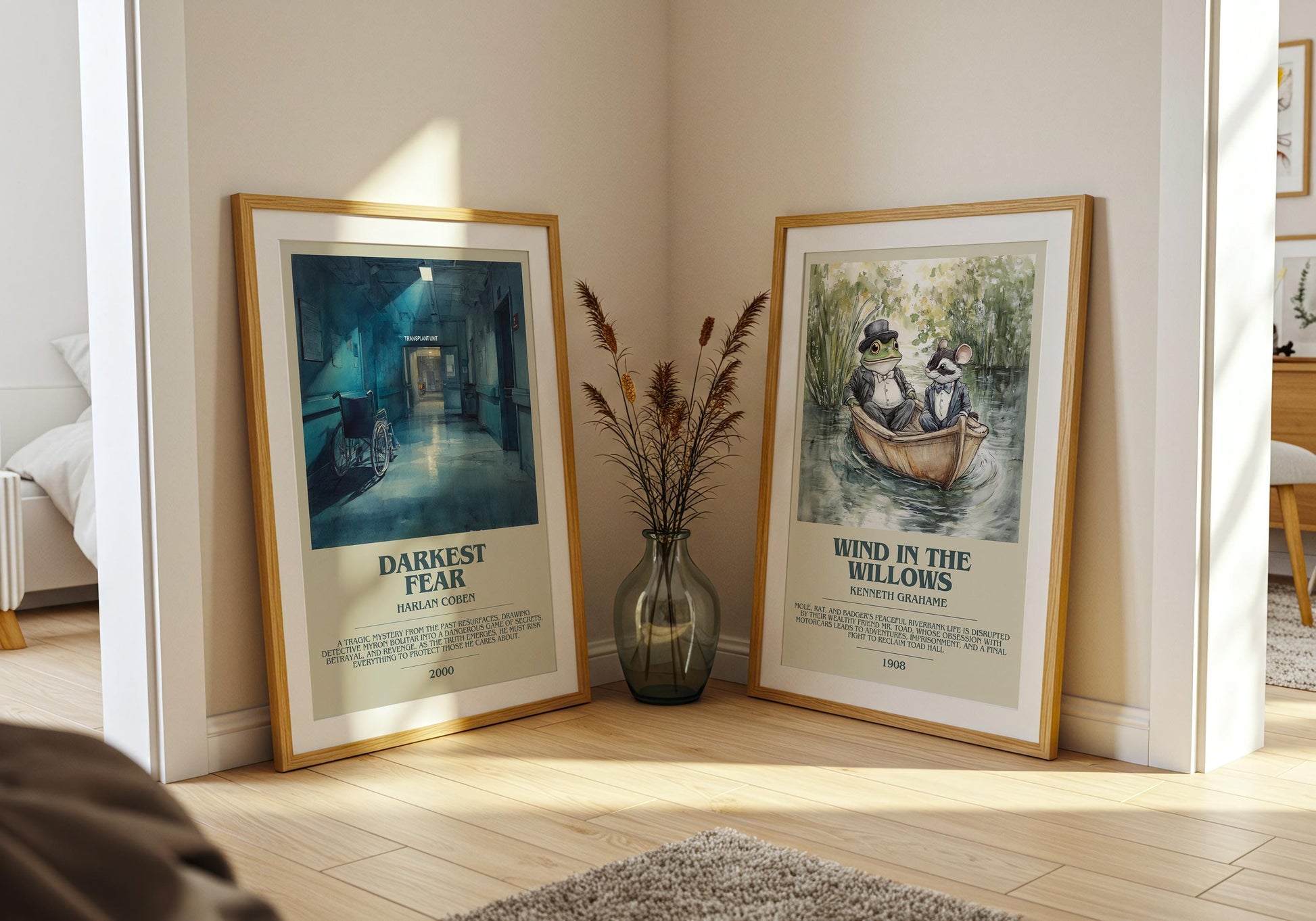 Darkest Fear by Harlan Coben | Descriptive Book Poster | Modern