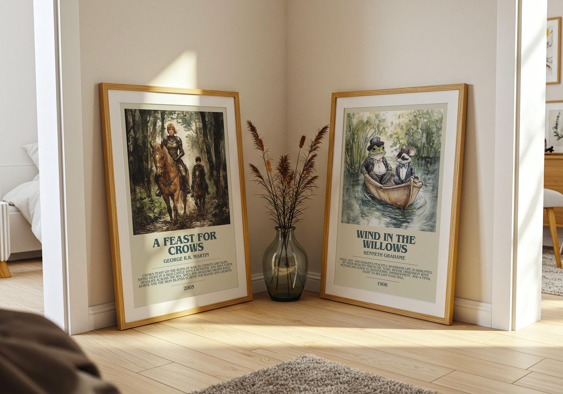 A Feast For Crows by George R.R. Martin | Descriptive Book Poster | Modern