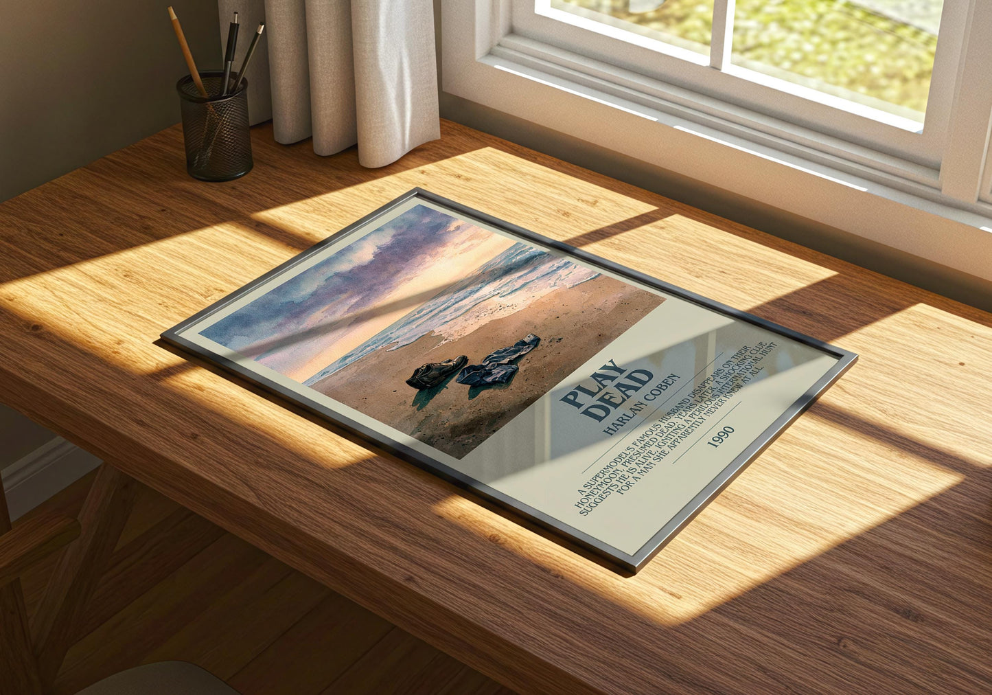 Play Dead by Harlan Coben | Descriptive Book Poster | Modern