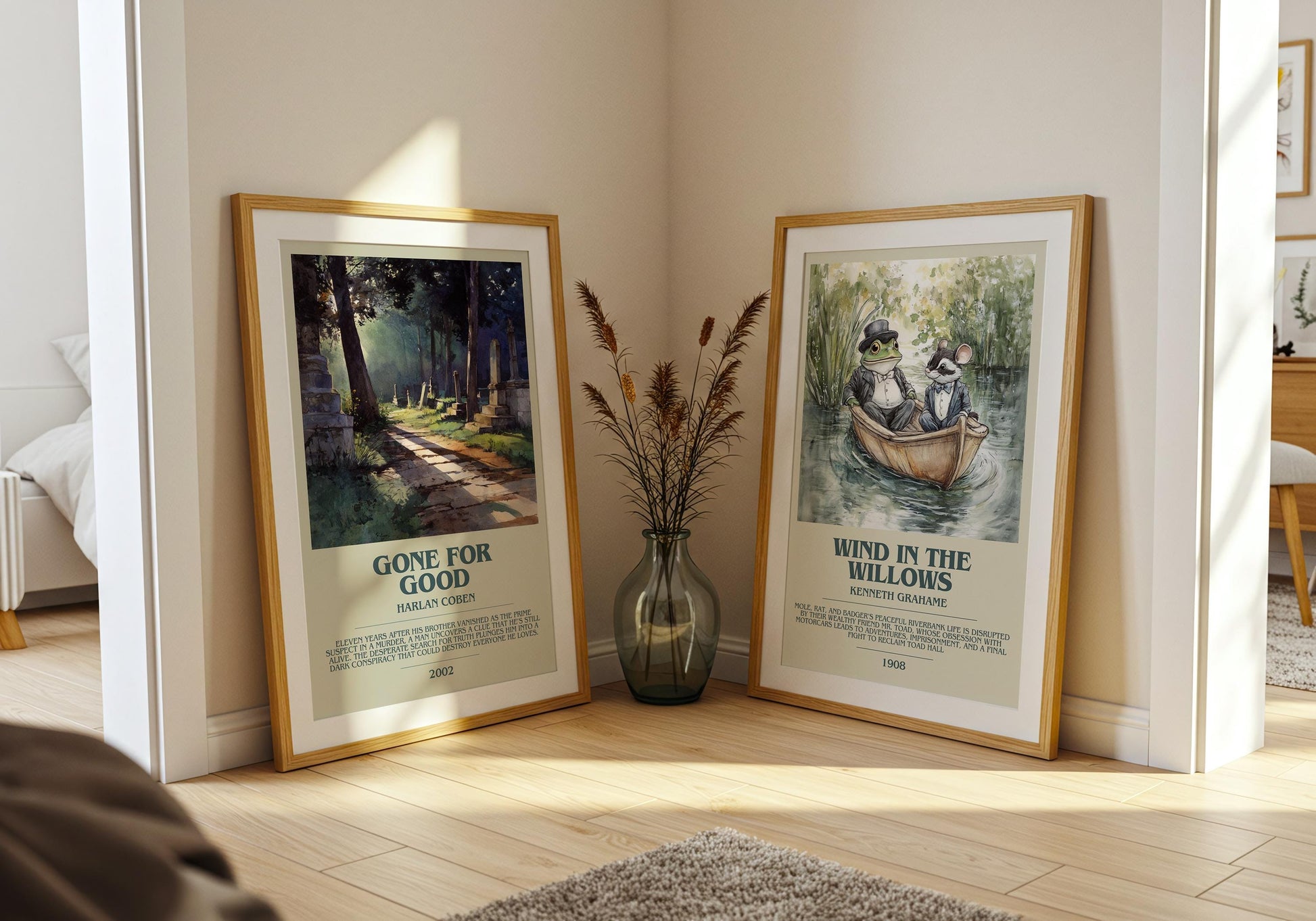 Gone For Good by Harlan Coben | Descriptive Book Poster | Modern