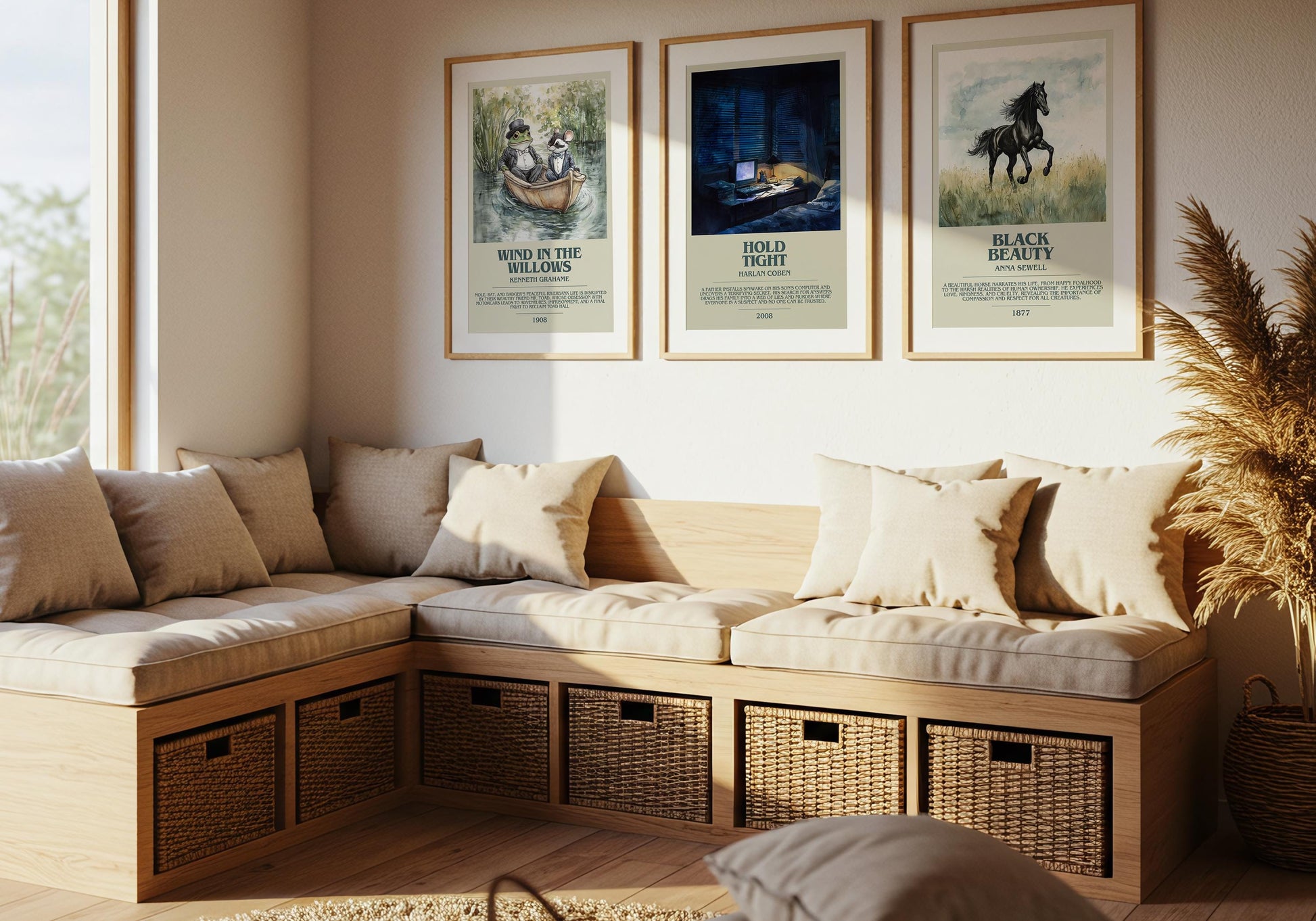 Hold Tight by Harlan Coben | Descriptive Book Poster | Modern