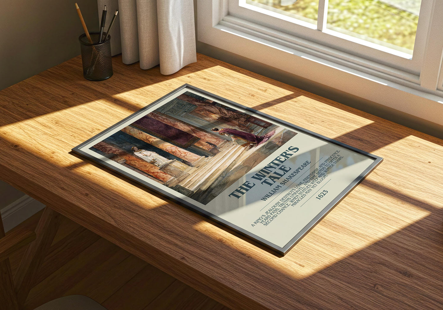 The Winter's Tale by William Shakespeare | Descriptive Book Poster | Modern