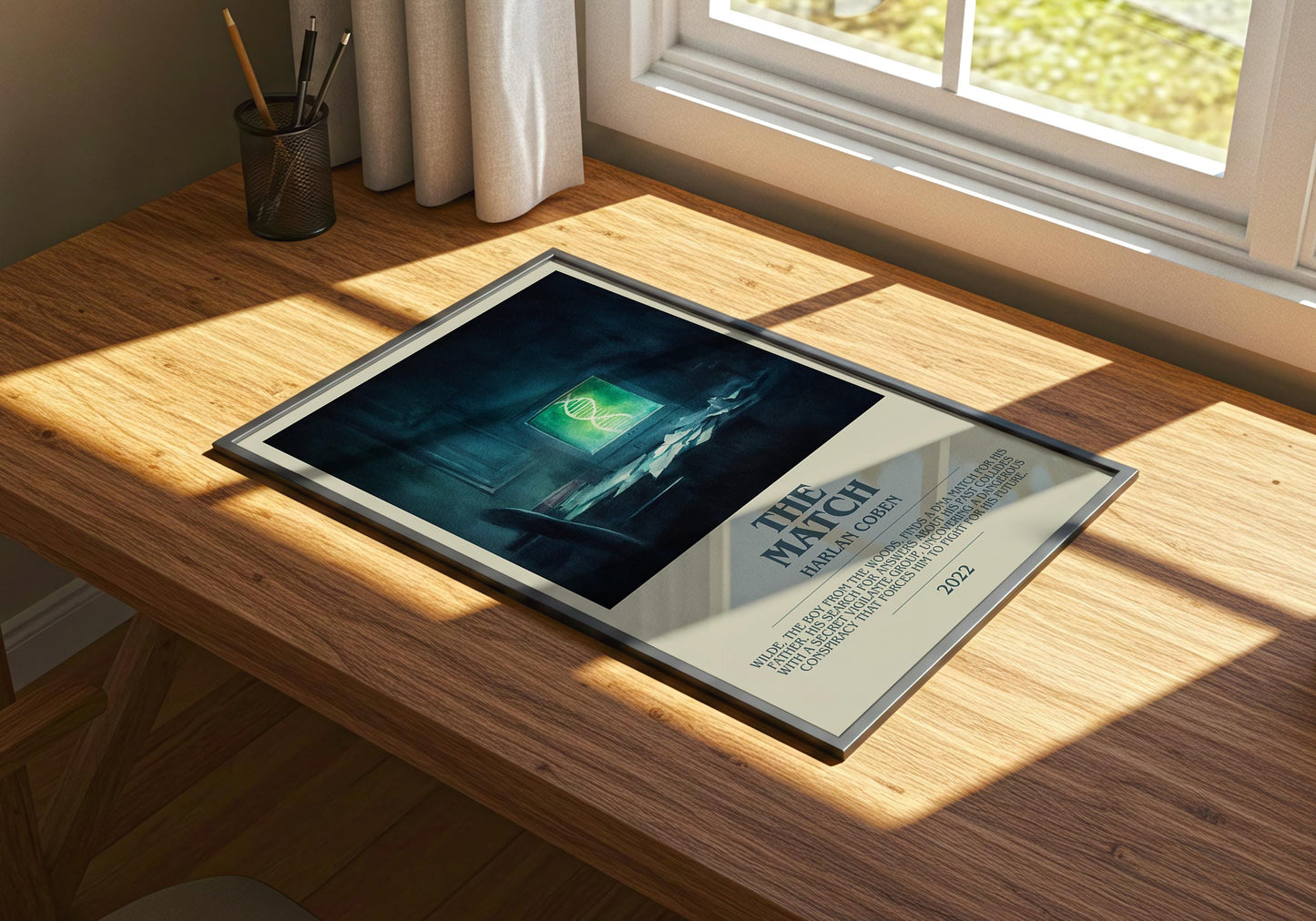 The Match by Harlan Coben | Descriptive Book Poster | Modern