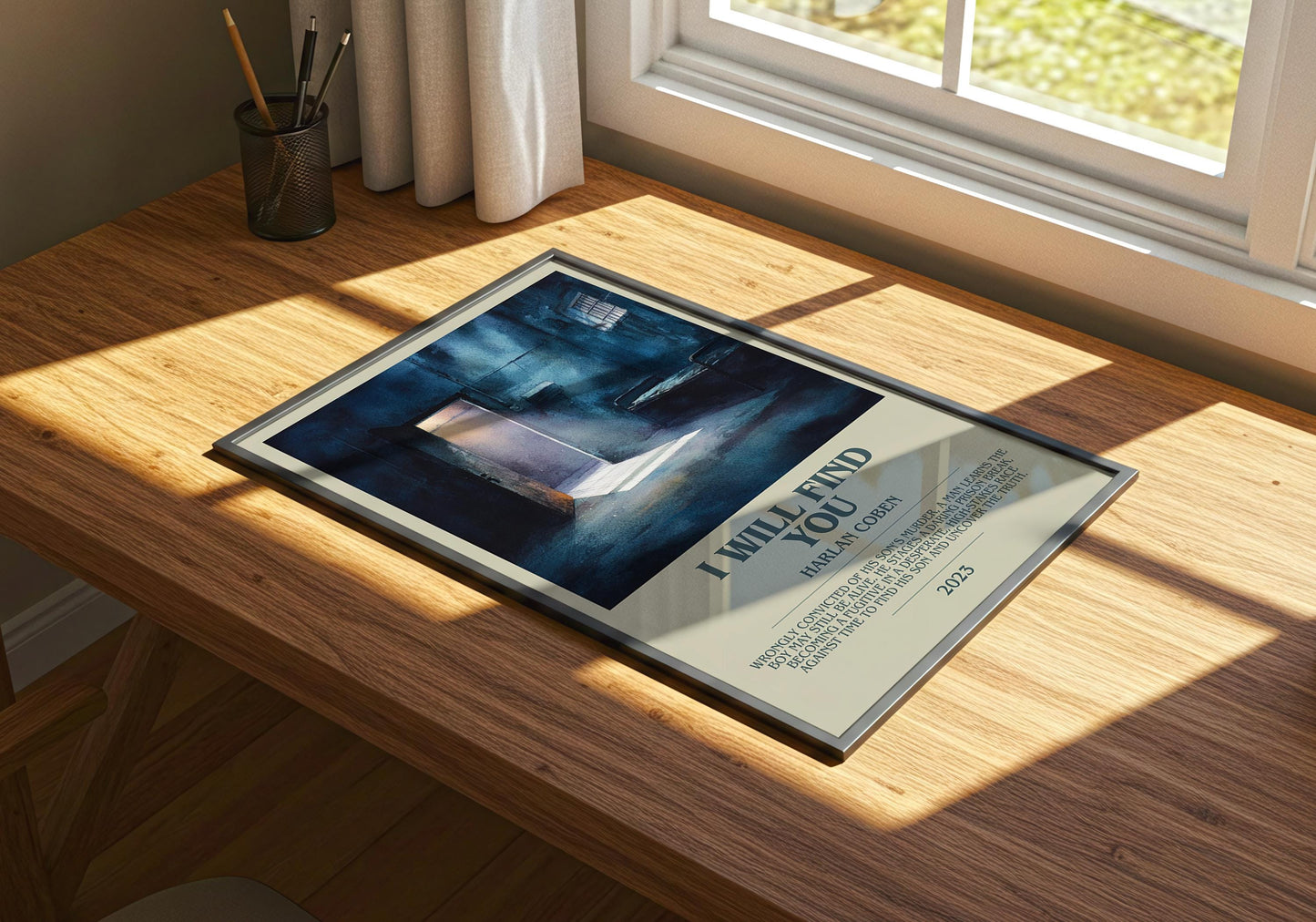 I Will Find You by Harlan Coben | Descriptive Book Poster | Modern