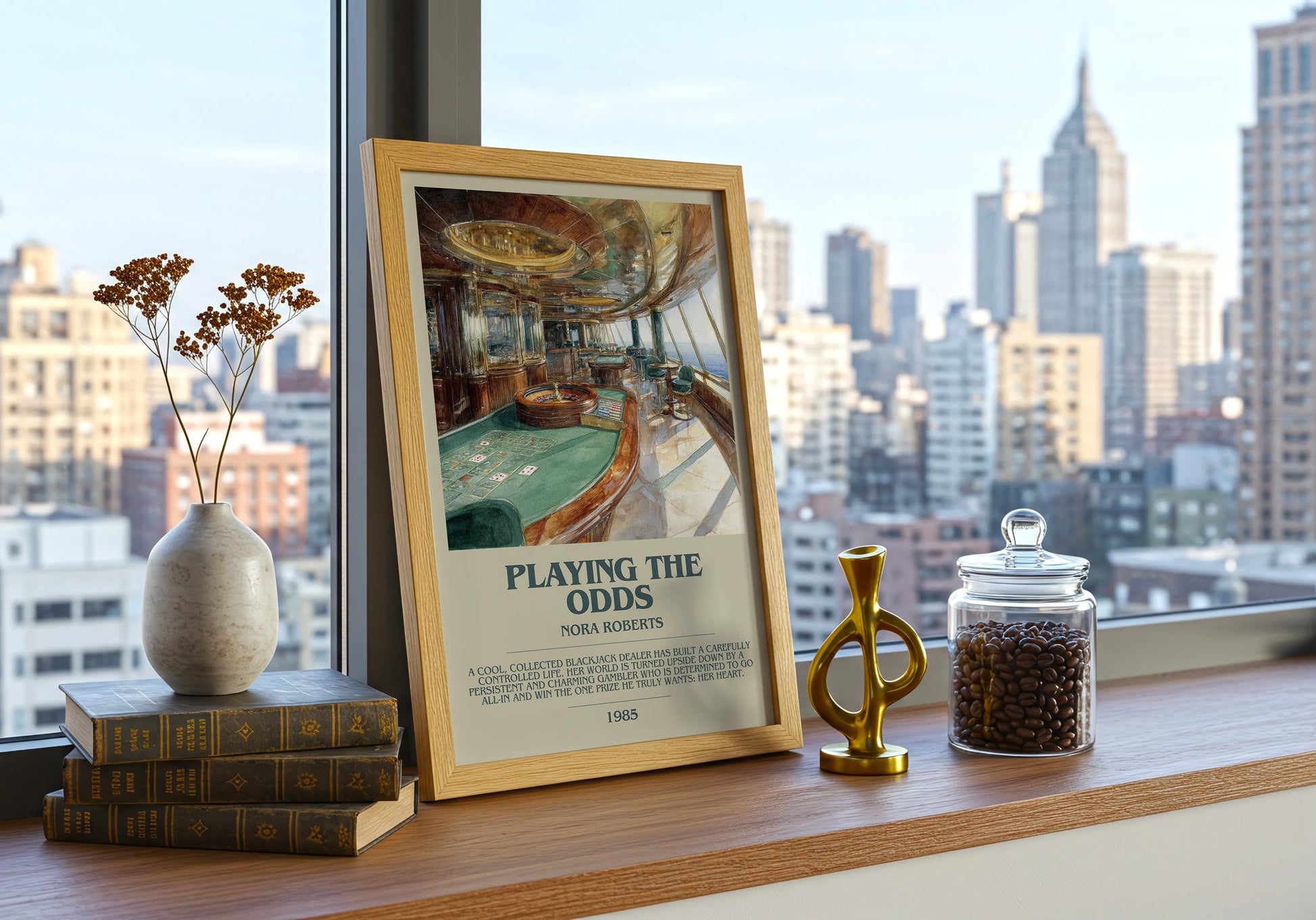 Playing The Odds by Nora Roberts | Descriptive Book Poster | Modern