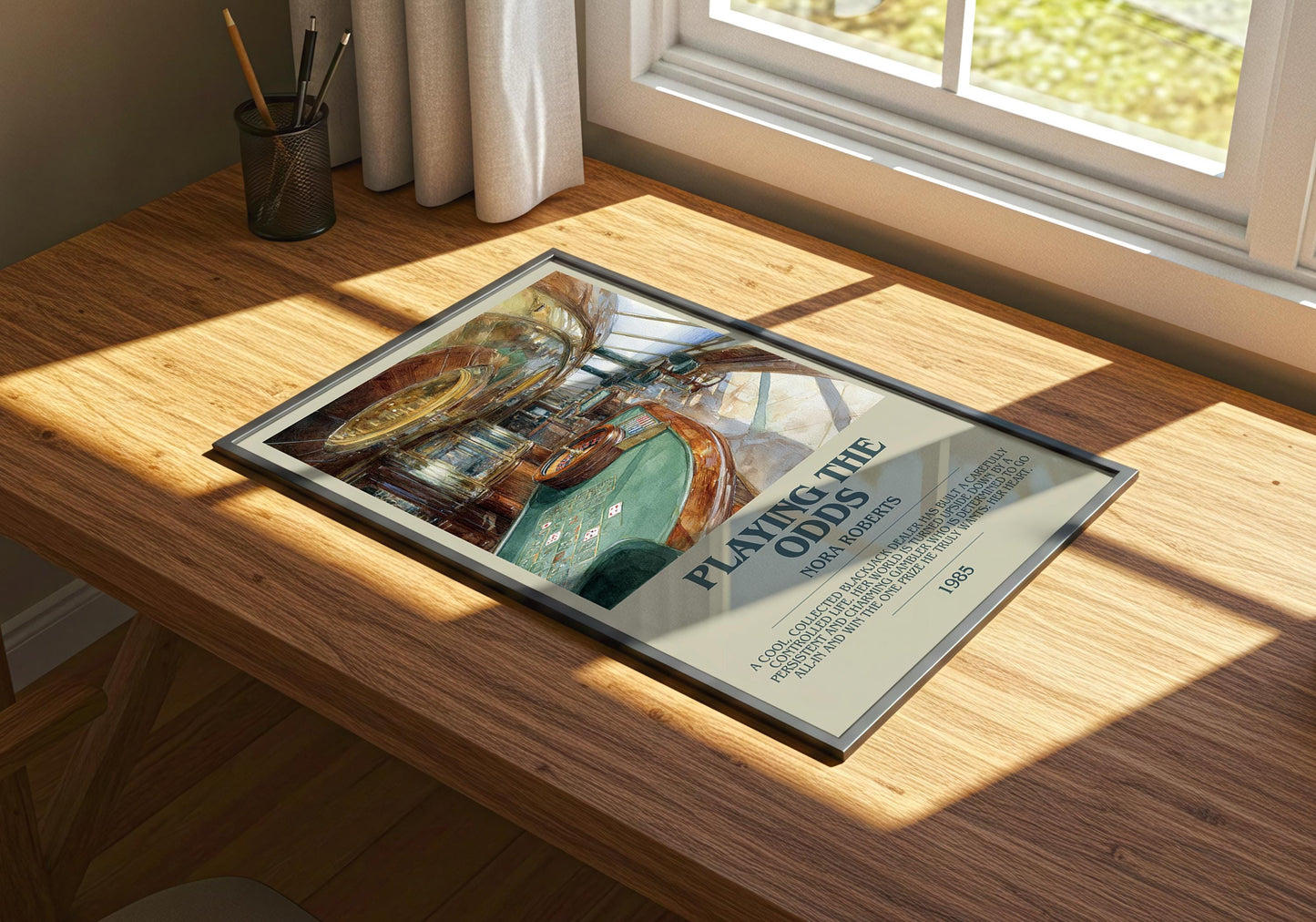 Playing The Odds by Nora Roberts | Descriptive Book Poster | Modern