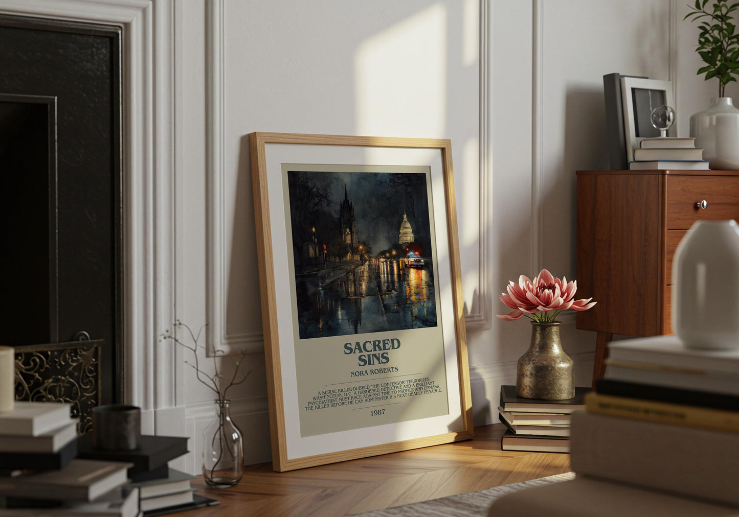 Sacred Sins by Nora Roberts | Descriptive Book Poster | Modern