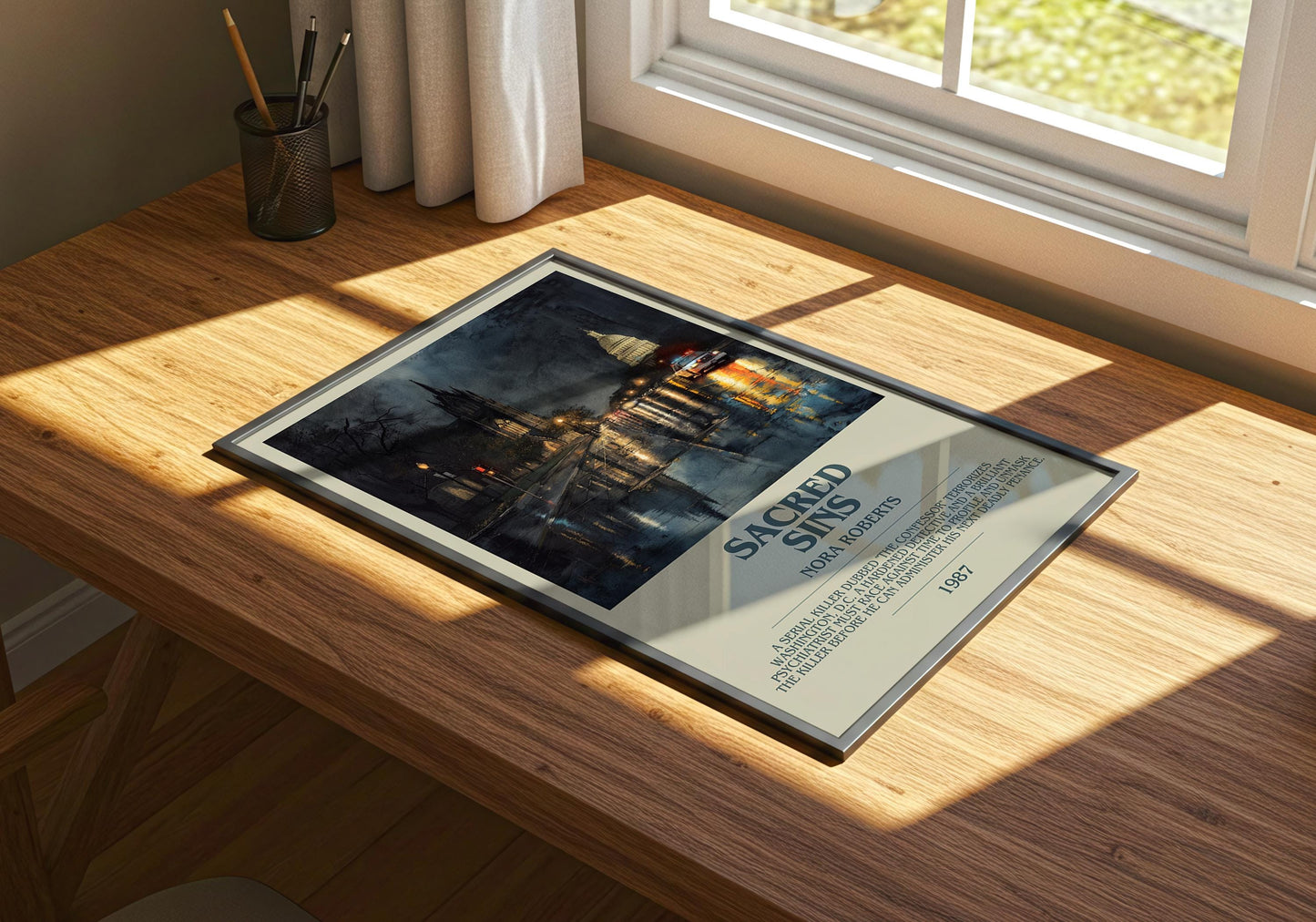 Sacred Sins by Nora Roberts | Descriptive Book Poster | Modern