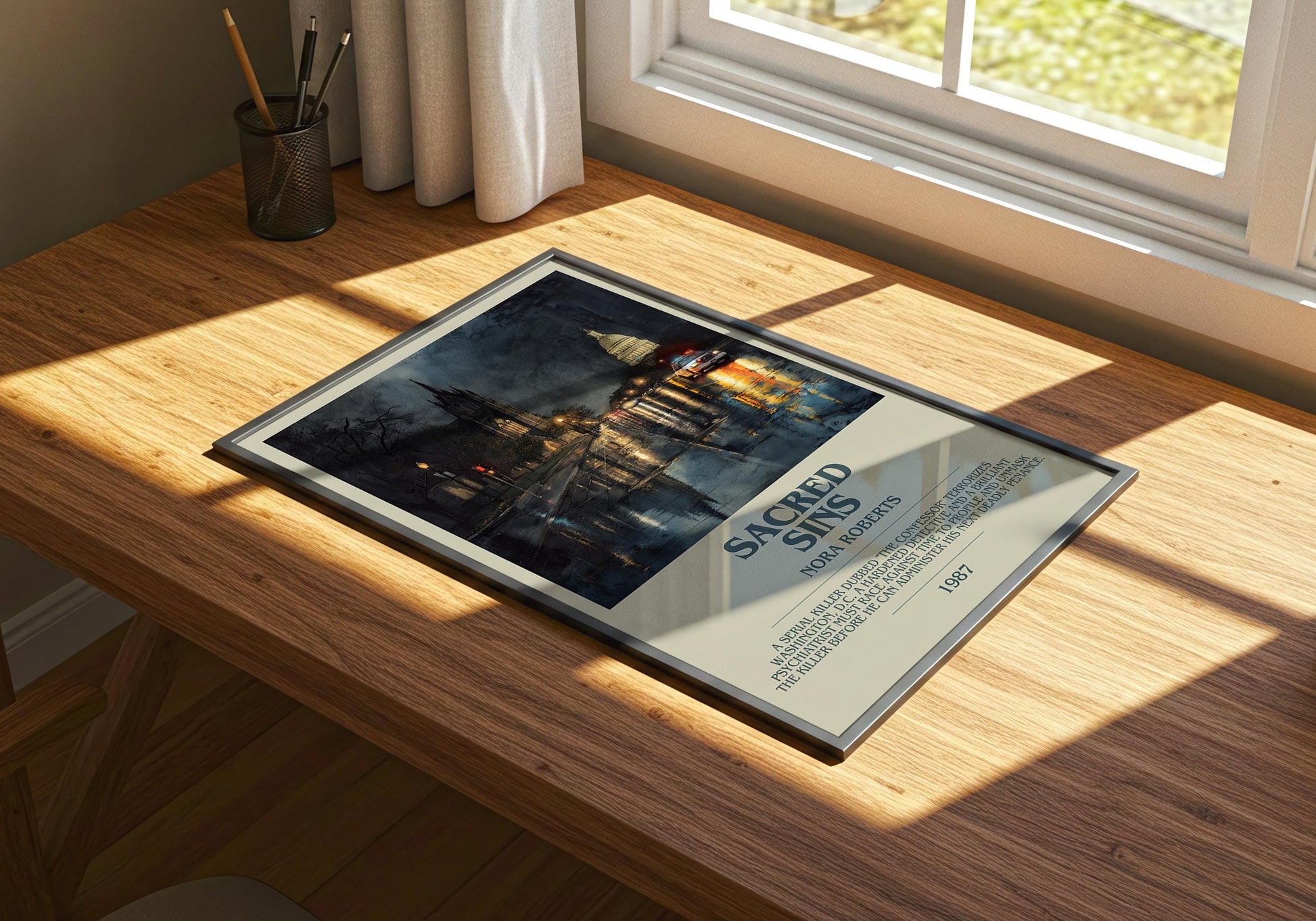 Sacred Sins by Nora Roberts | Descriptive Book Poster | Modern