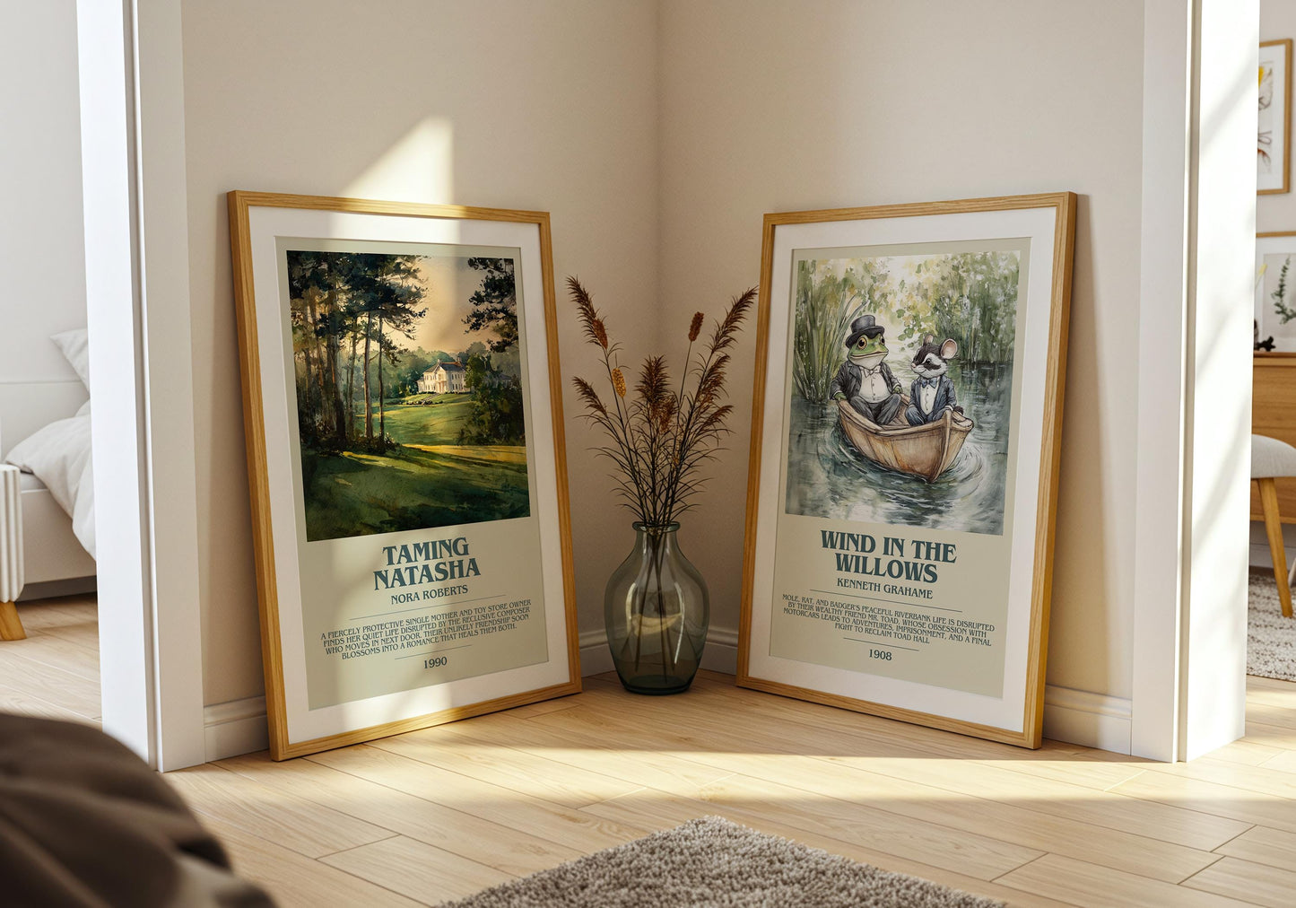 Taming Natasha by Nora Roberts | Descriptive Book Poster | Modern