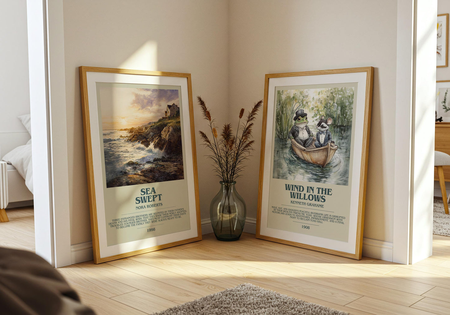 Sea Swept by Nora Roberts | Descriptive Book Poster | Modern