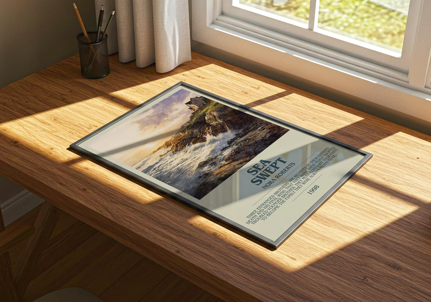 Sea Swept by Nora Roberts | Descriptive Book Poster | Modern