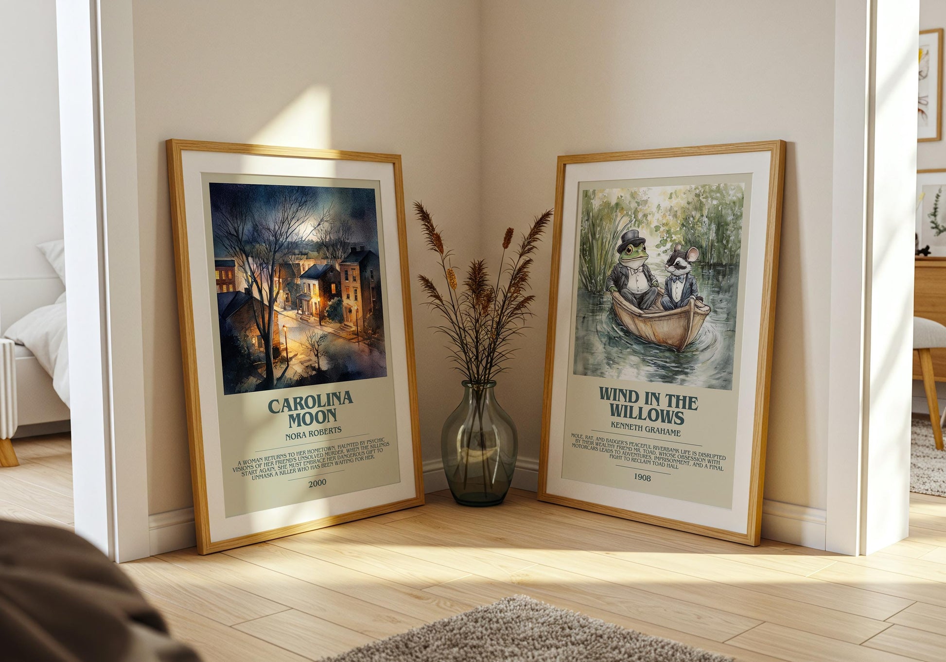 Carolina Moon by Nora Roberts | Descriptive Book Poster | Modern