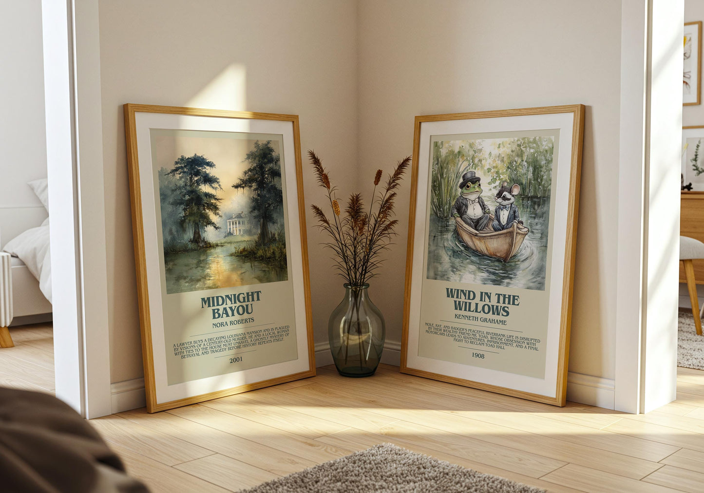 Midnight Bayou by Nora Roberts | Descriptive Book Poster | Modern