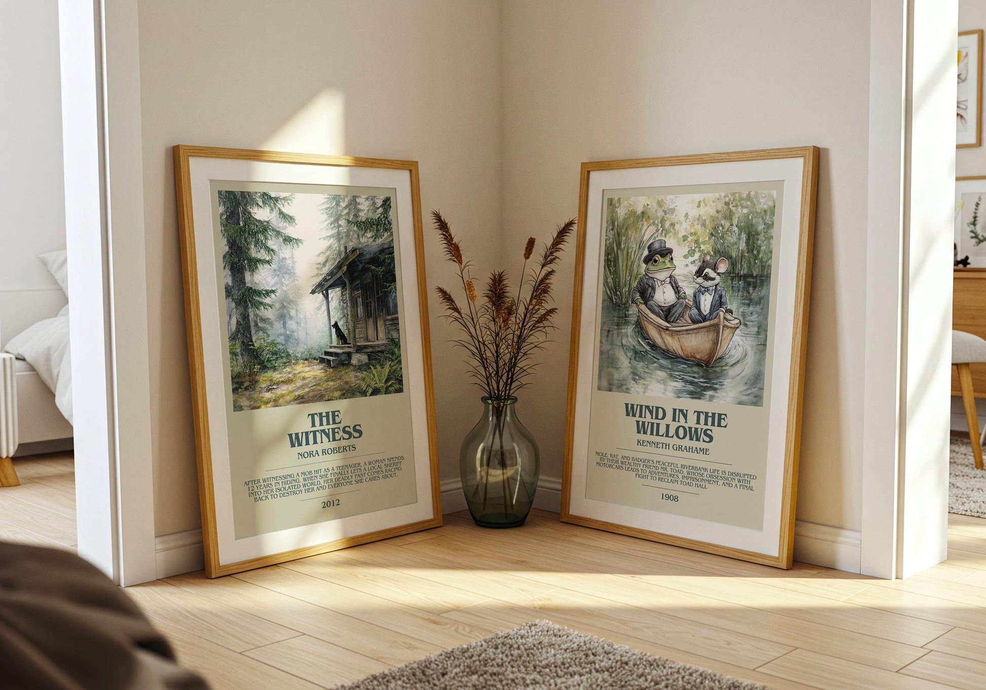 The Witness by Nora Roberts | Descriptive Book Poster | Modern