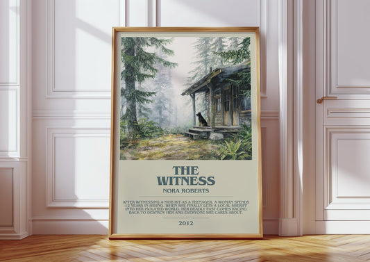 The Witness by Nora Roberts | Descriptive Book Poster | Modern