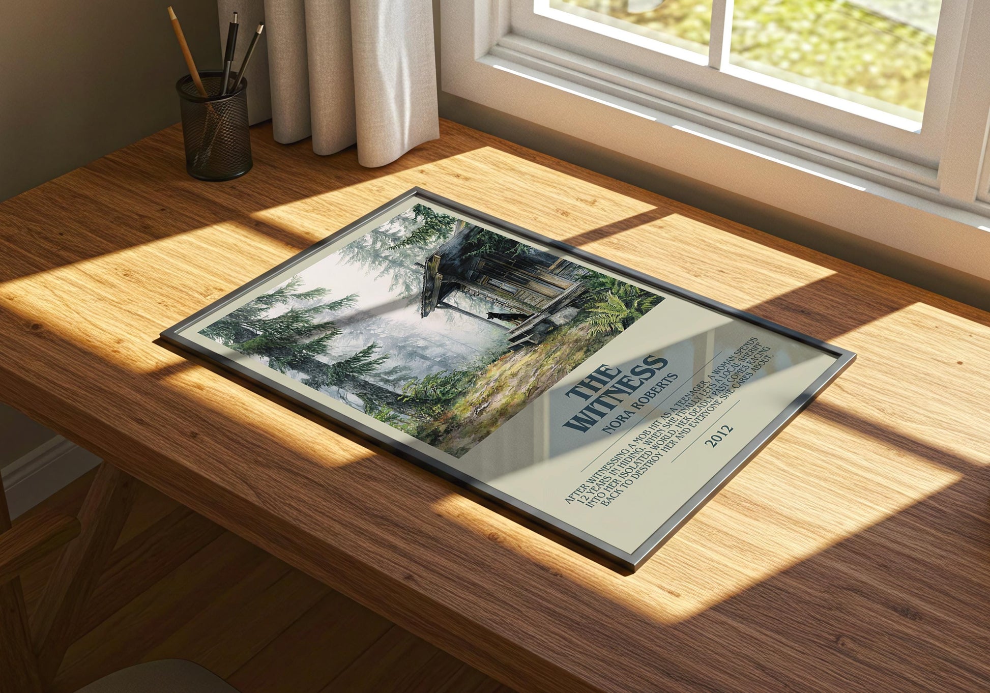 The Witness by Nora Roberts | Descriptive Book Poster | Modern