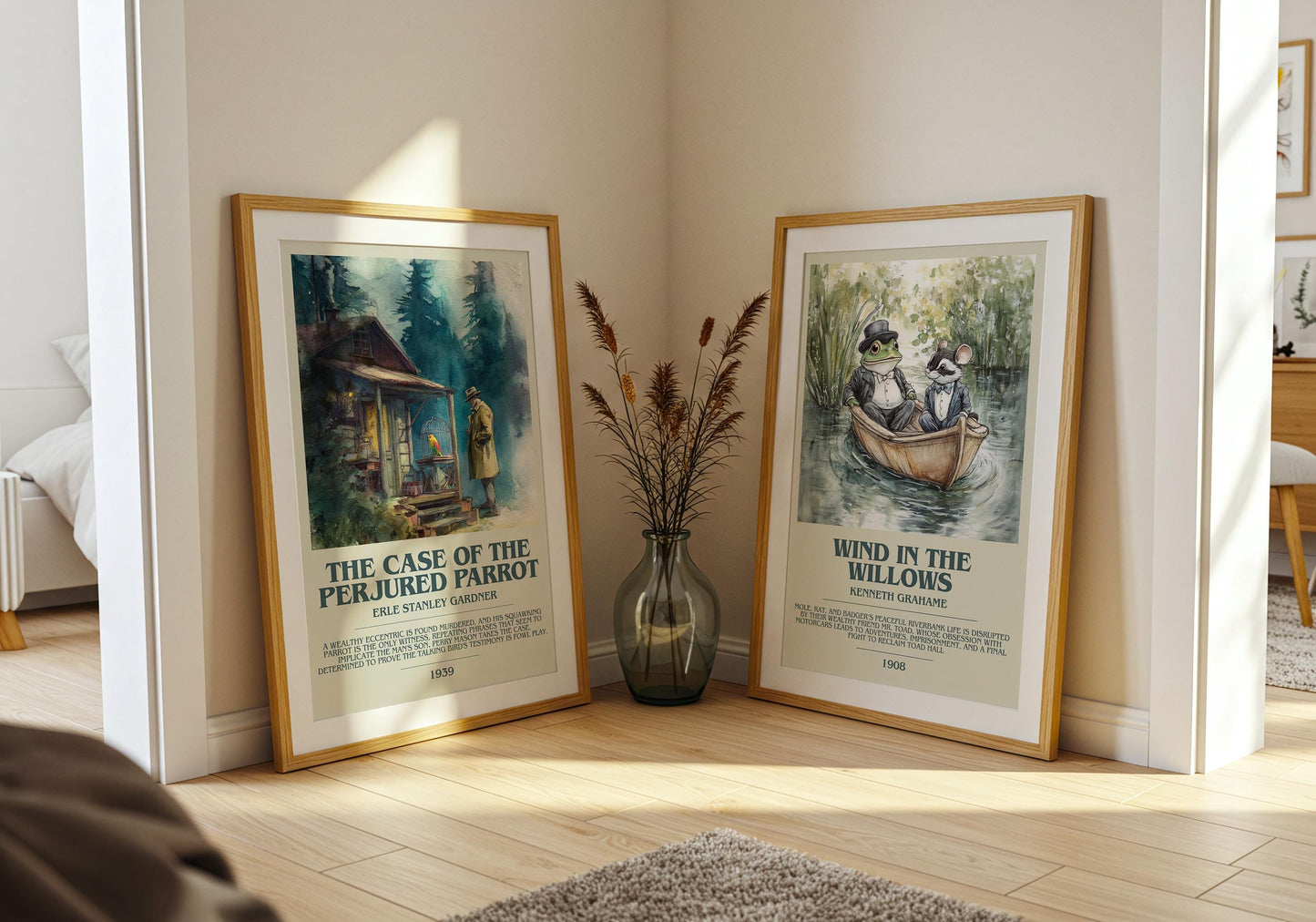 The Case of the Perjured Parrot by Erle Stanley Gardner | Descriptive Book Poster | Modern