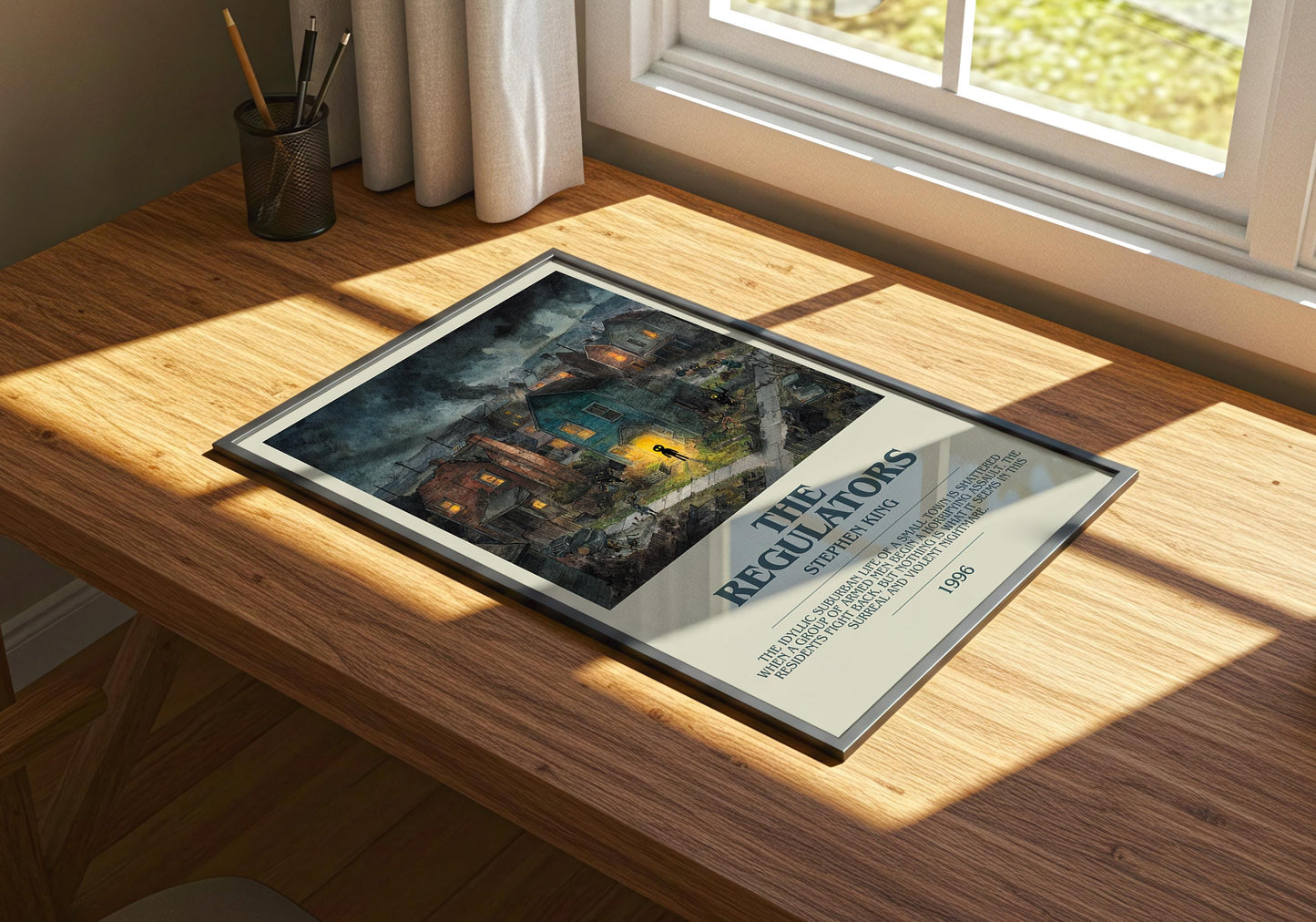 The Regulators by Stephen King | Descriptive Book Poster | Modern