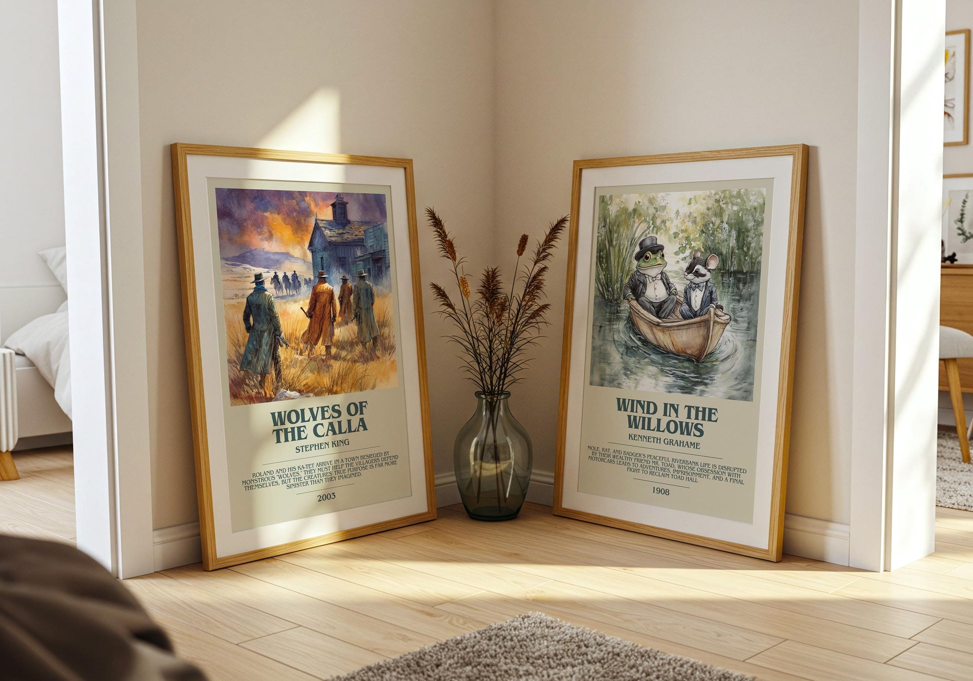 Wolves Of The Calla by Stephen King | Descriptive Book Poster | Modern