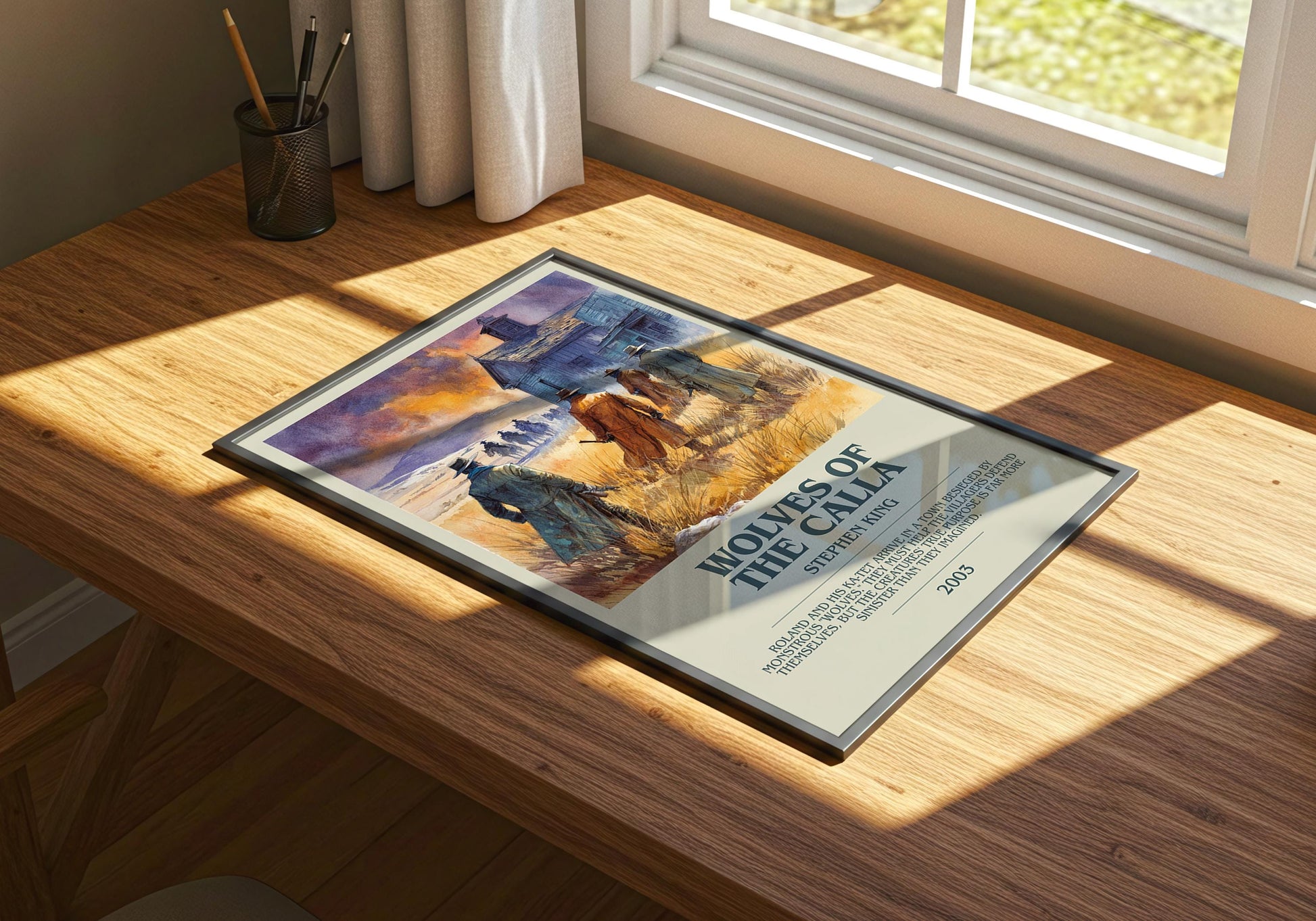 Wolves Of The Calla by Stephen King | Descriptive Book Poster | Modern