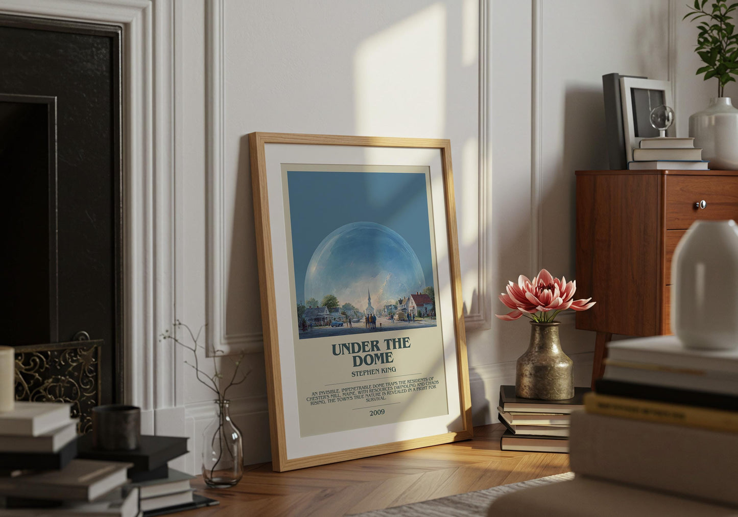 Under The Dome by Stephen King | Descriptive Book Poster | Modern