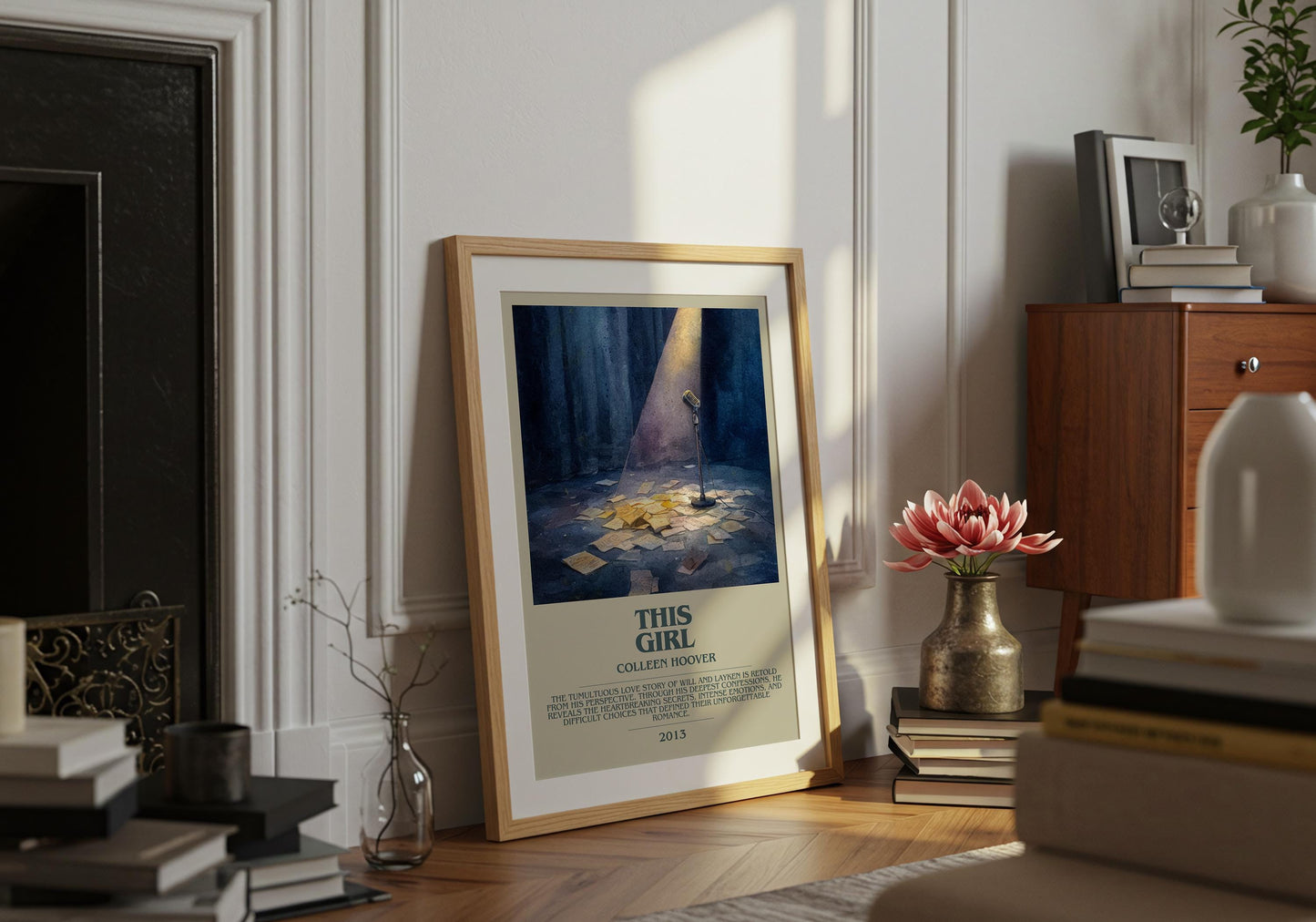 This Girl by Colleen Hoover | Descriptive Book Poster | Modern