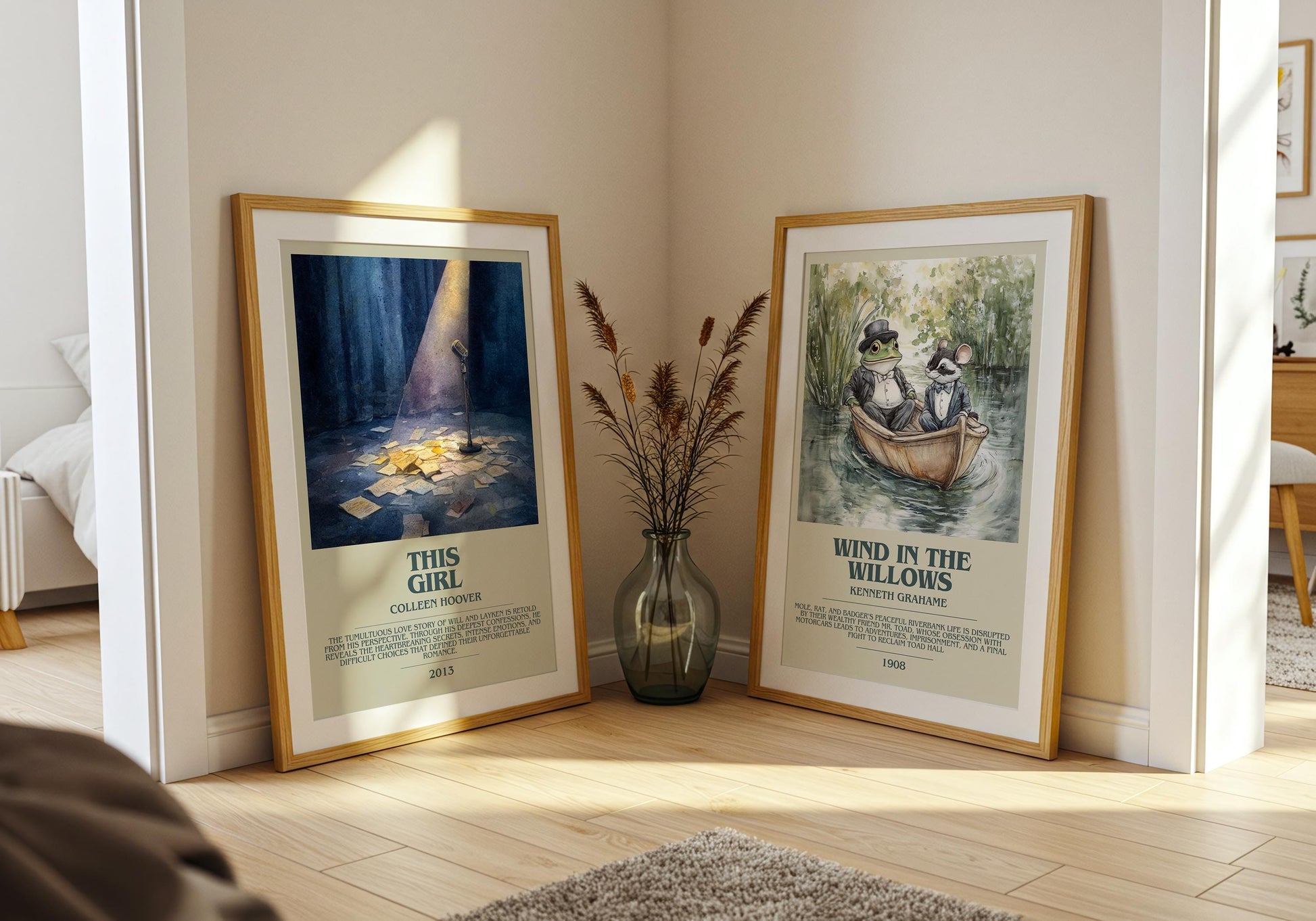 This Girl by Colleen Hoover | Descriptive Book Poster | Modern