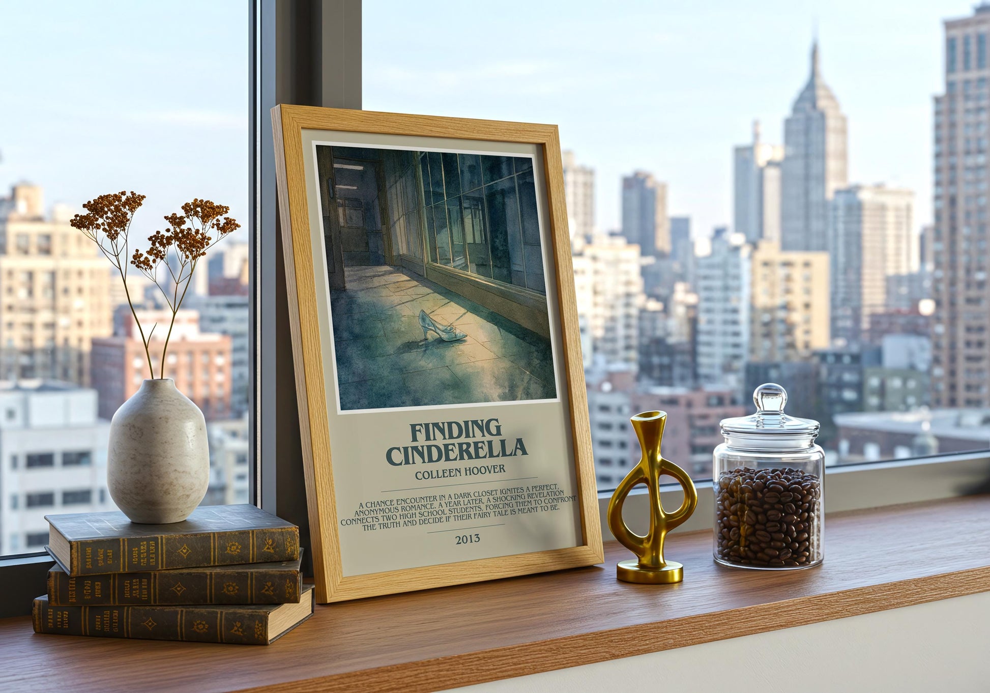 Finding Cinderella by Colleen Hoover | Descriptive Book Poster | Modern