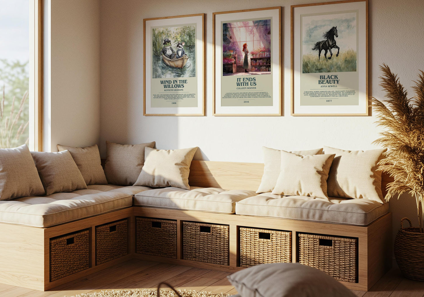 It Ends With Us by Colleen Hoover | Descriptive Book Poster | Modern