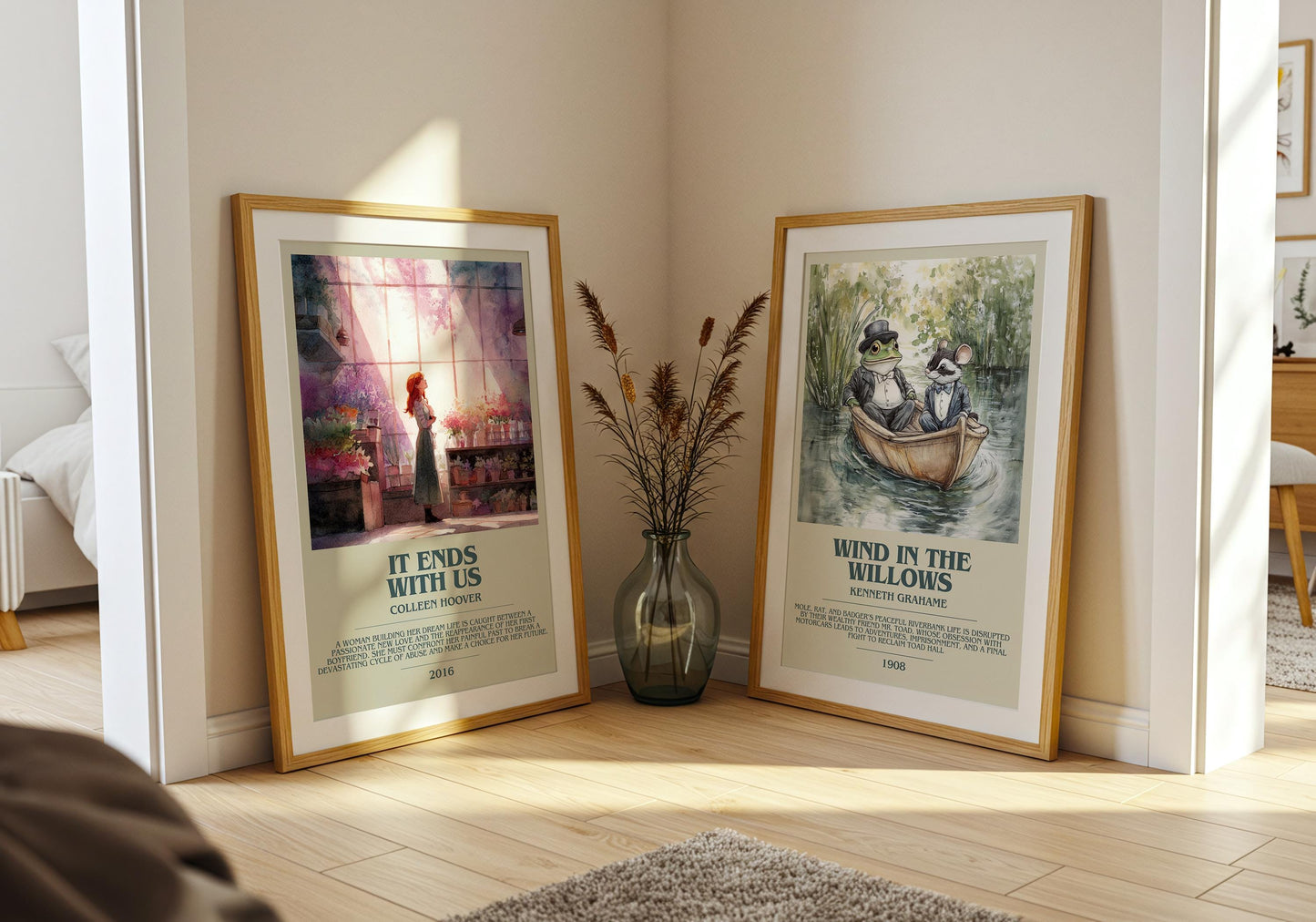 It Ends With Us by Colleen Hoover | Descriptive Book Poster | Modern