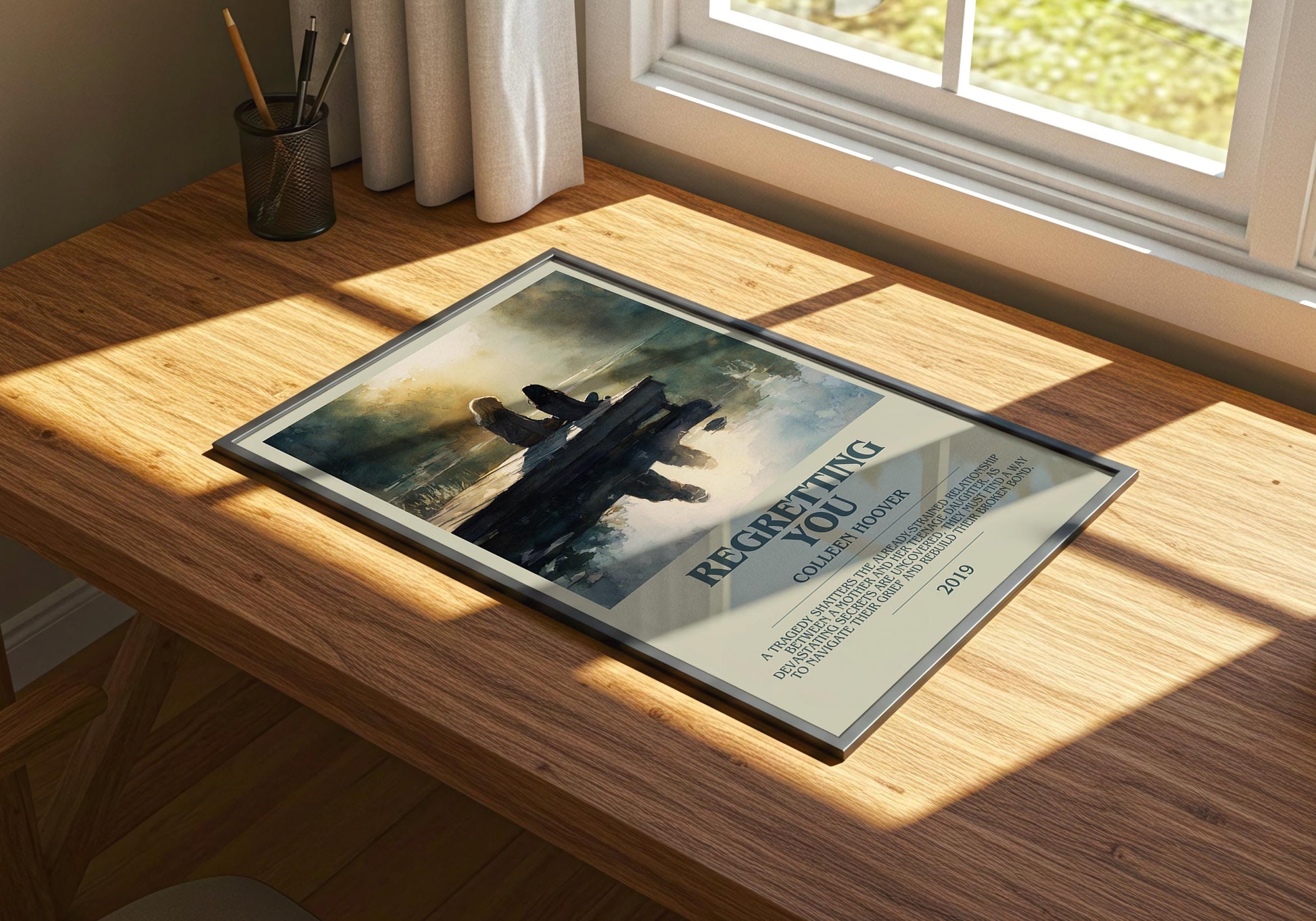 Regretting You by Colleen Hoover | Descriptive Book Poster | Modern