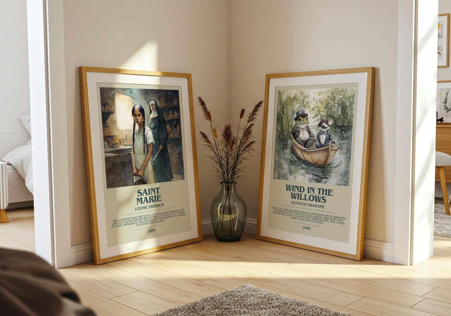 Saint Marie by Louise Erdrich | Descriptive Book Poster | Modern