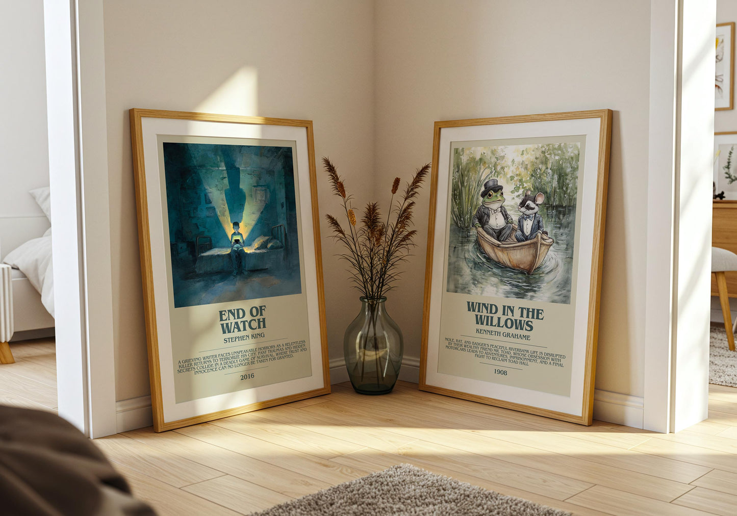 End Of Watch by Stephen King | Descriptive Book Poster | Modern