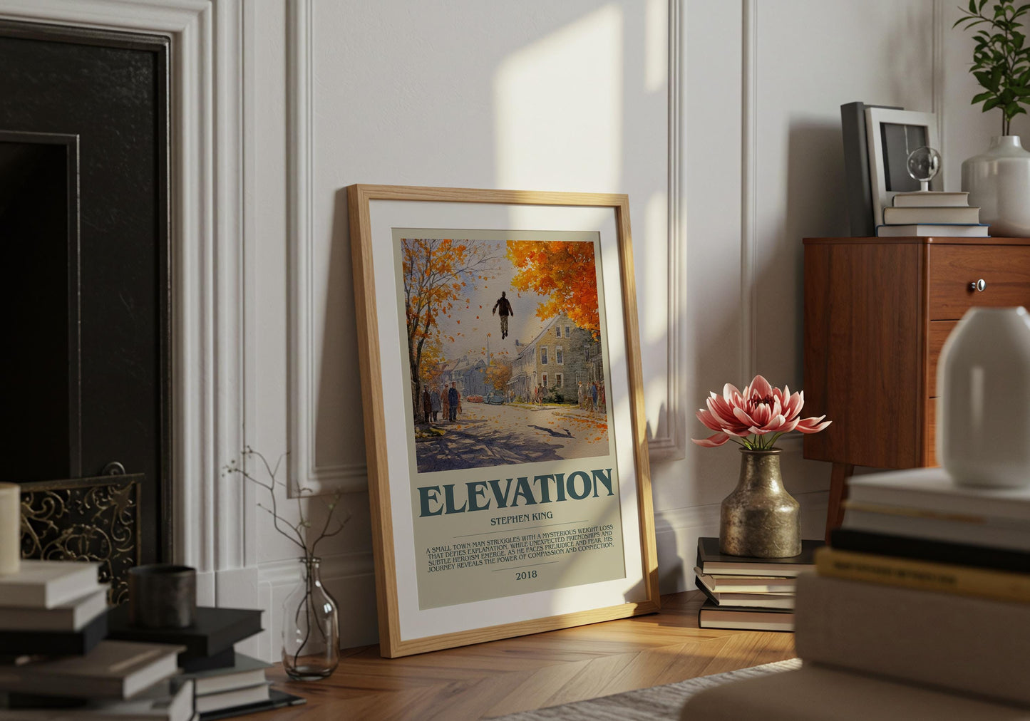 Elevation by Stephen King | Descriptive Book Poster | Modern