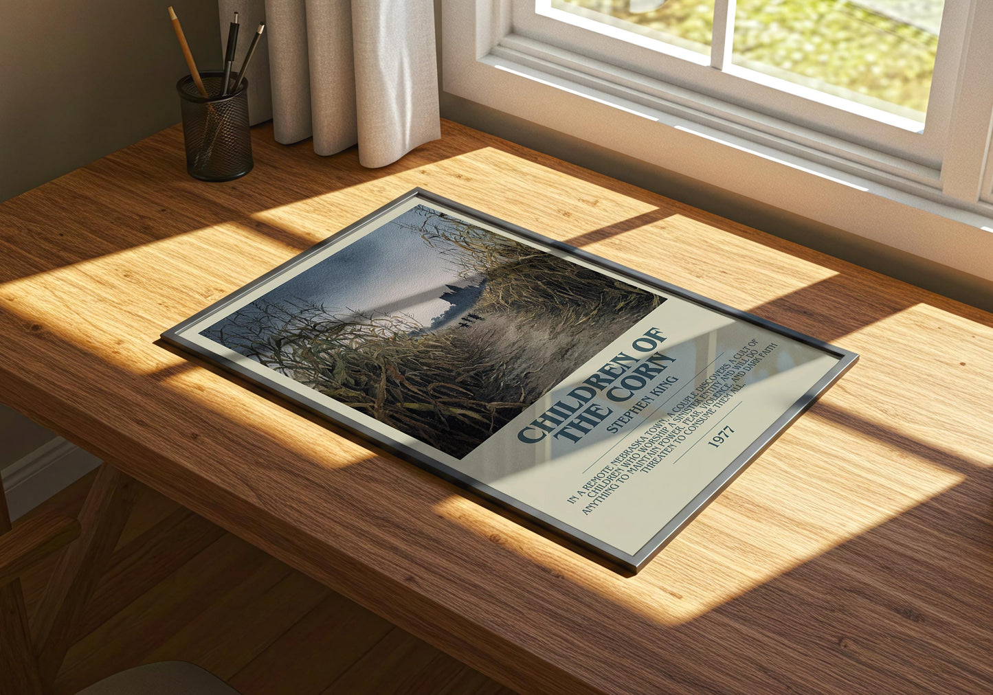 Children Of The Corn by Stephen King | Descriptive Book Poster | Modern