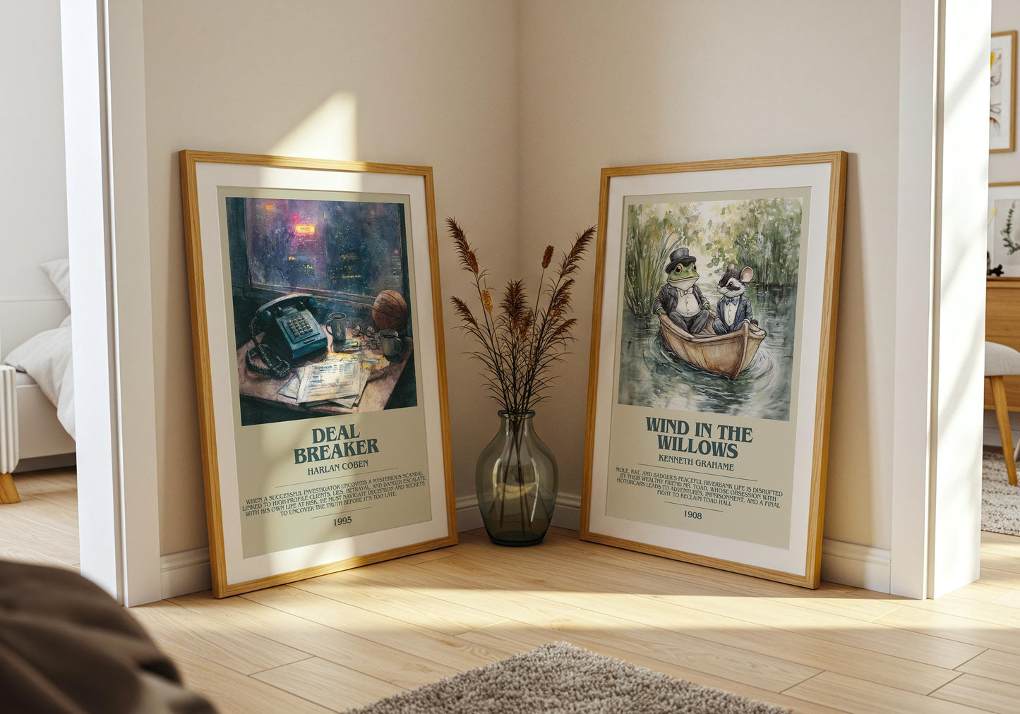 Deal Breaker by Harlan Coben | Descriptive Book Poster | Modern