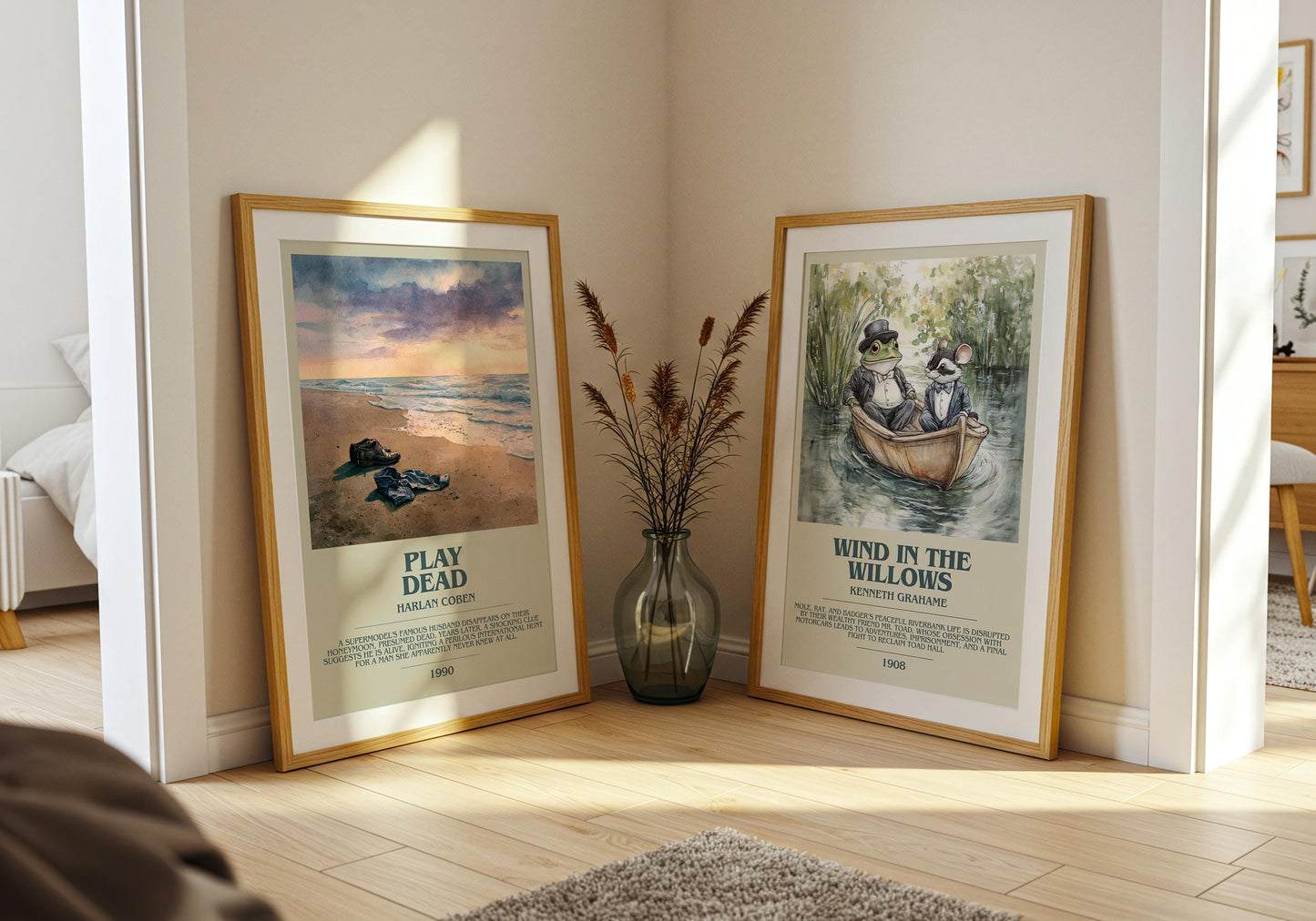 Play Dead by Harlan Coben | Descriptive Book Poster | Modern