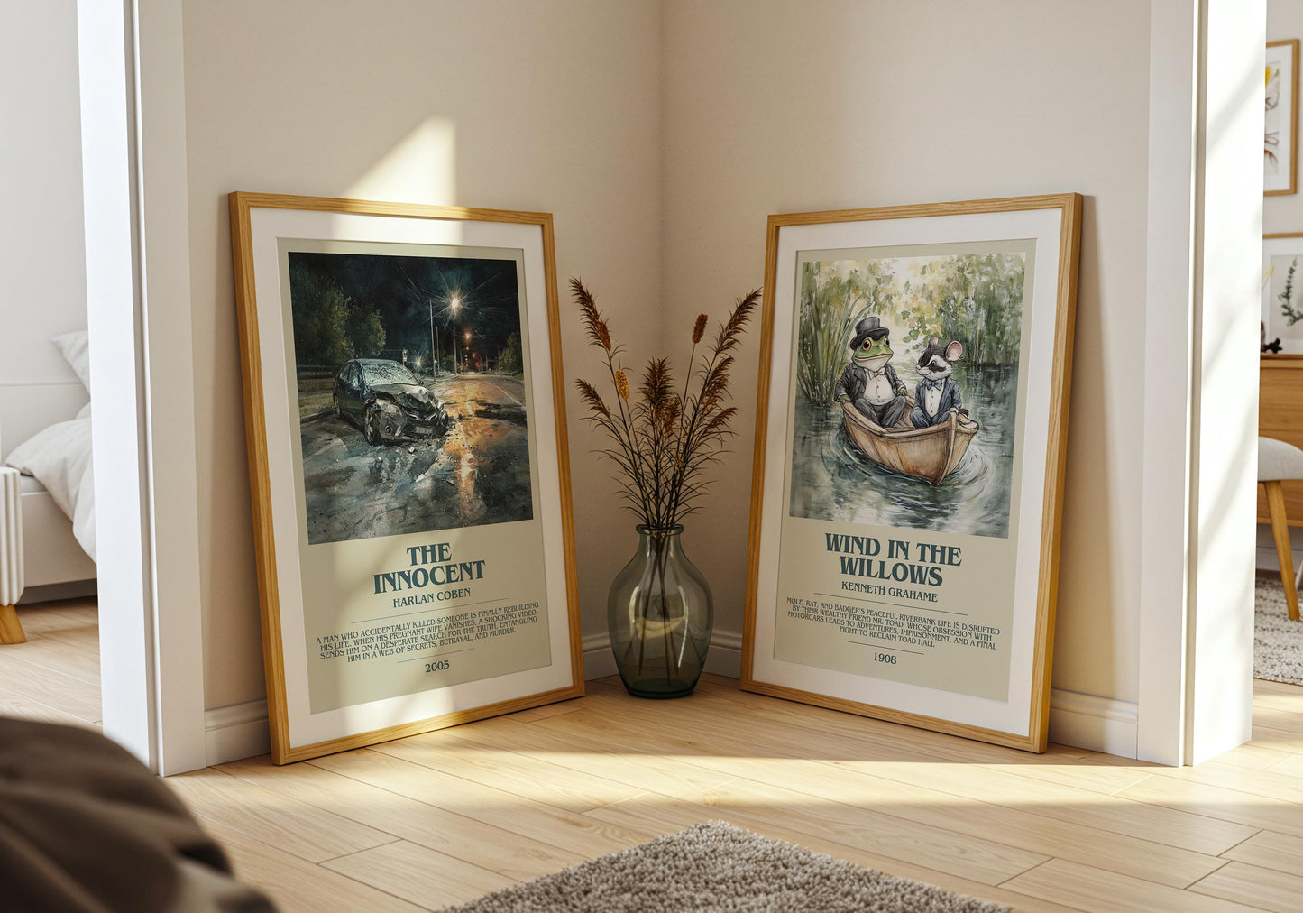 The Innocent by Harlan Coben | Descriptive Book Poster | Modern