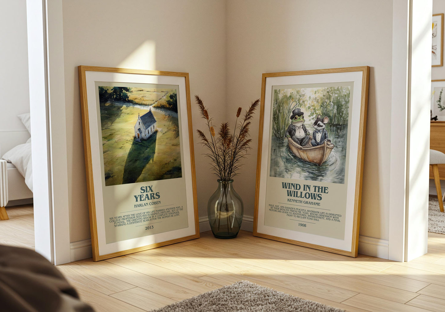 Six Years by Harlan Coben | Descriptive Book Poster | Modern