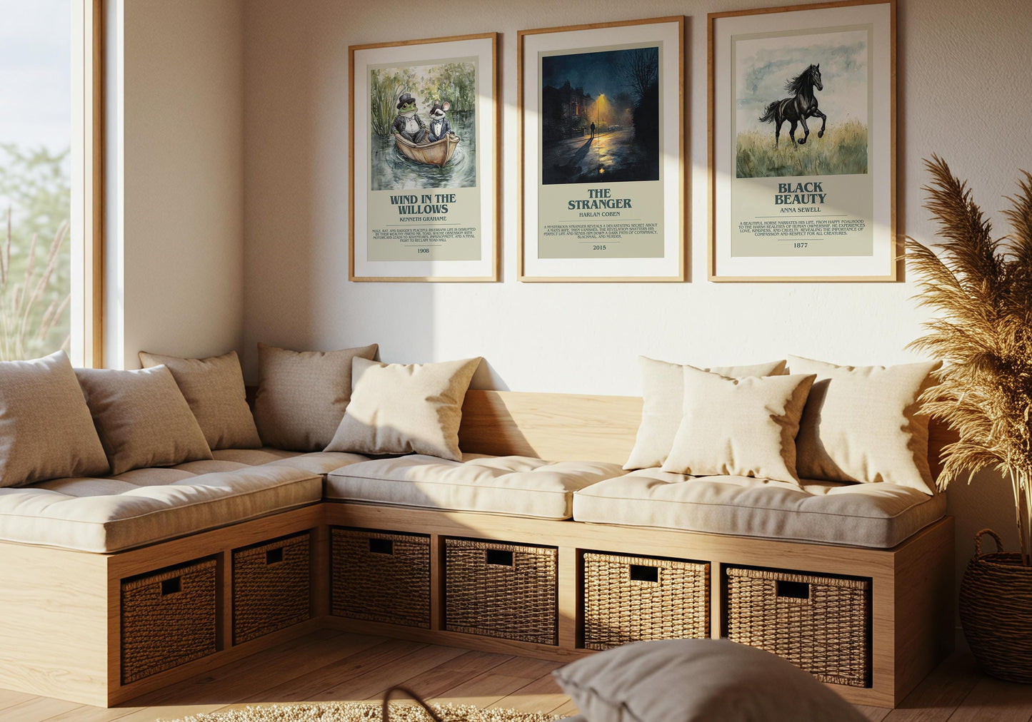 The Stranger by Harlan Coben | Descriptive Book Poster | Modern