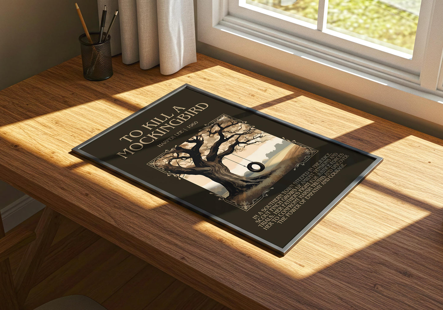To Kill a Mockingbird by Harper Lee | Descriptive Book Poster | Blurby