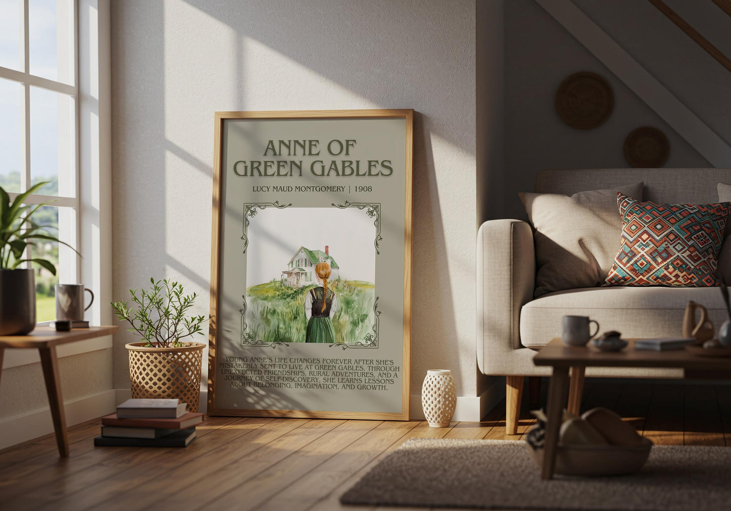 Anne Of Green Gables by Lucy Maud Montgomery | Descriptive Book Poster | Blurby