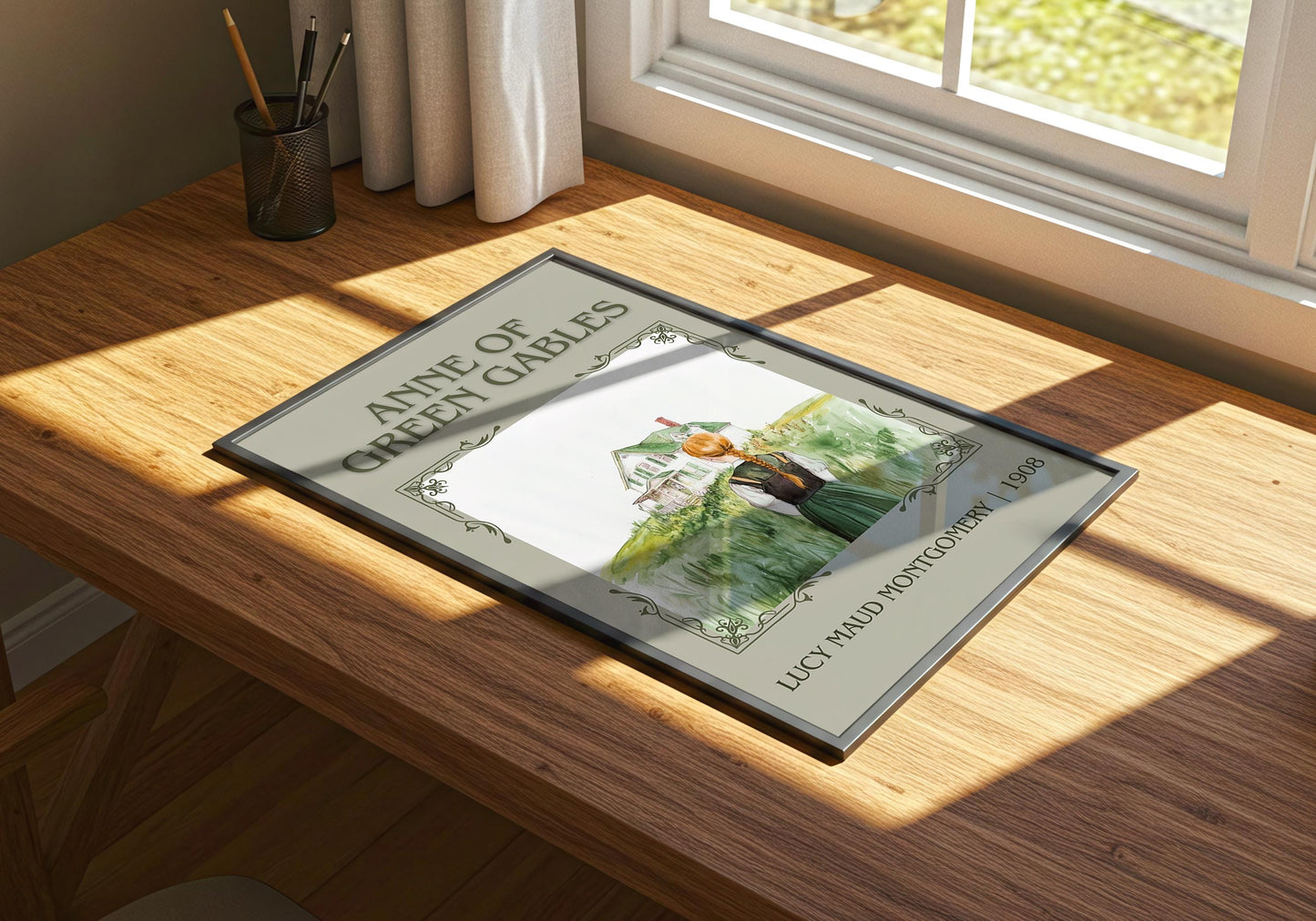 Anne Of Green Gables by Lucy Maud Montgomery | Descriptive Book Poster | Minimalist