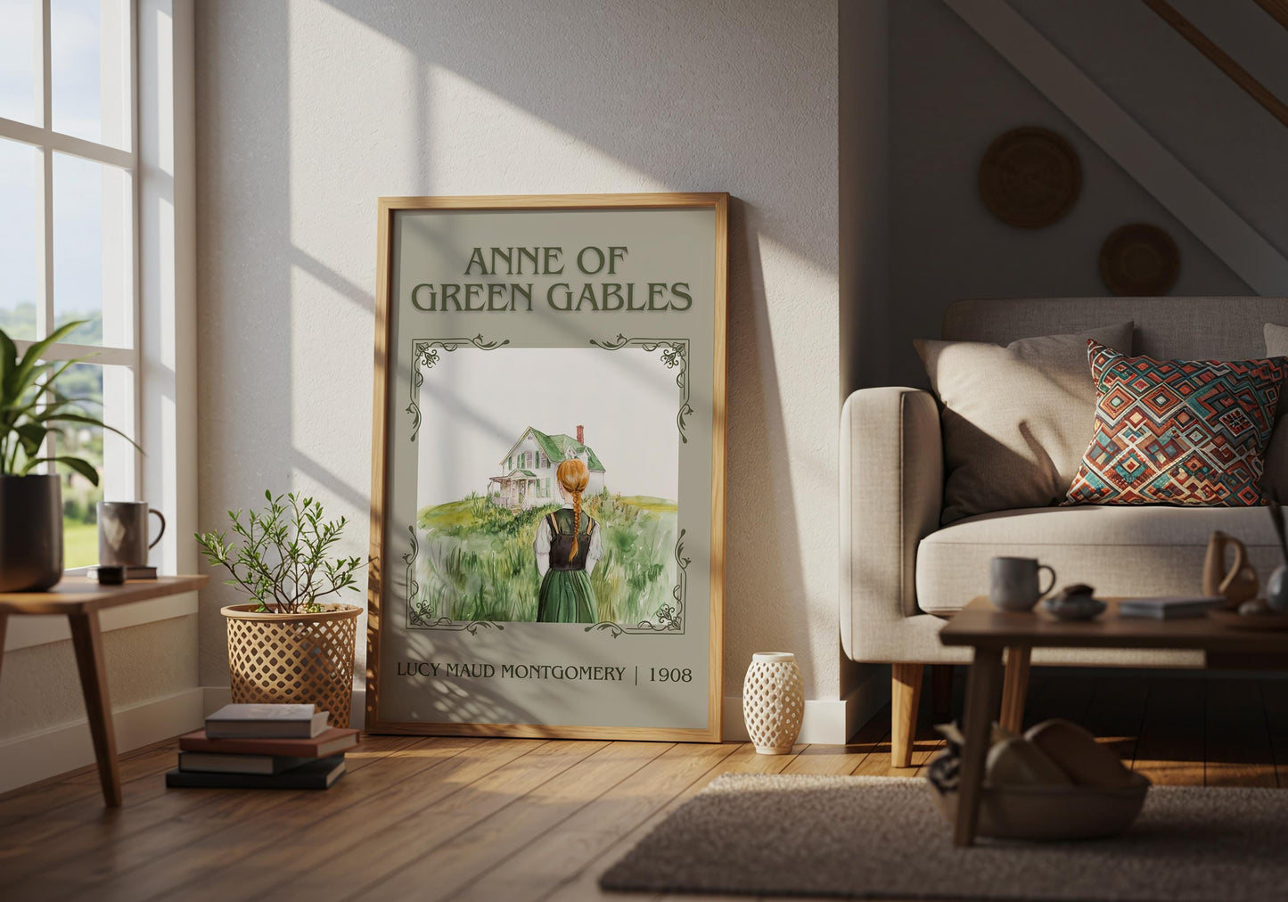 Anne Of Green Gables by Lucy Maud Montgomery | Descriptive Book Poster | Minimalist