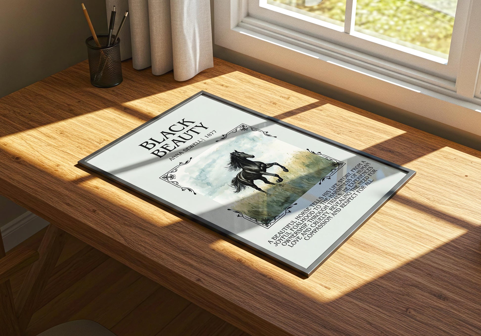 Black Beauty by Anna Sewell | Descriptive Book Poster | Blurby