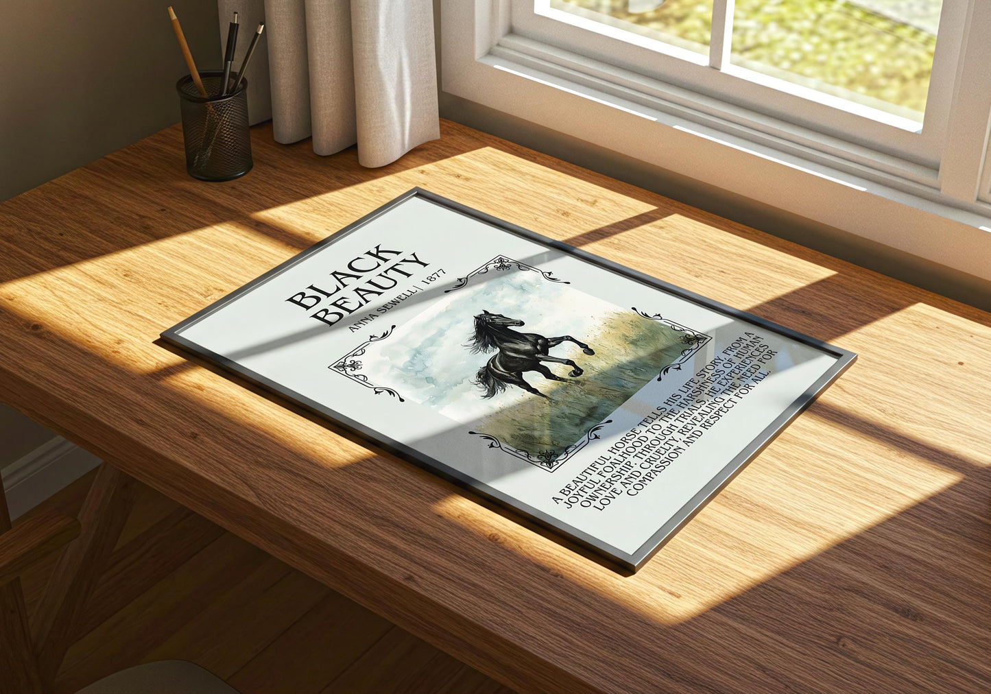 Black Beauty by Anna Sewell | Descriptive Book Poster | Blurby