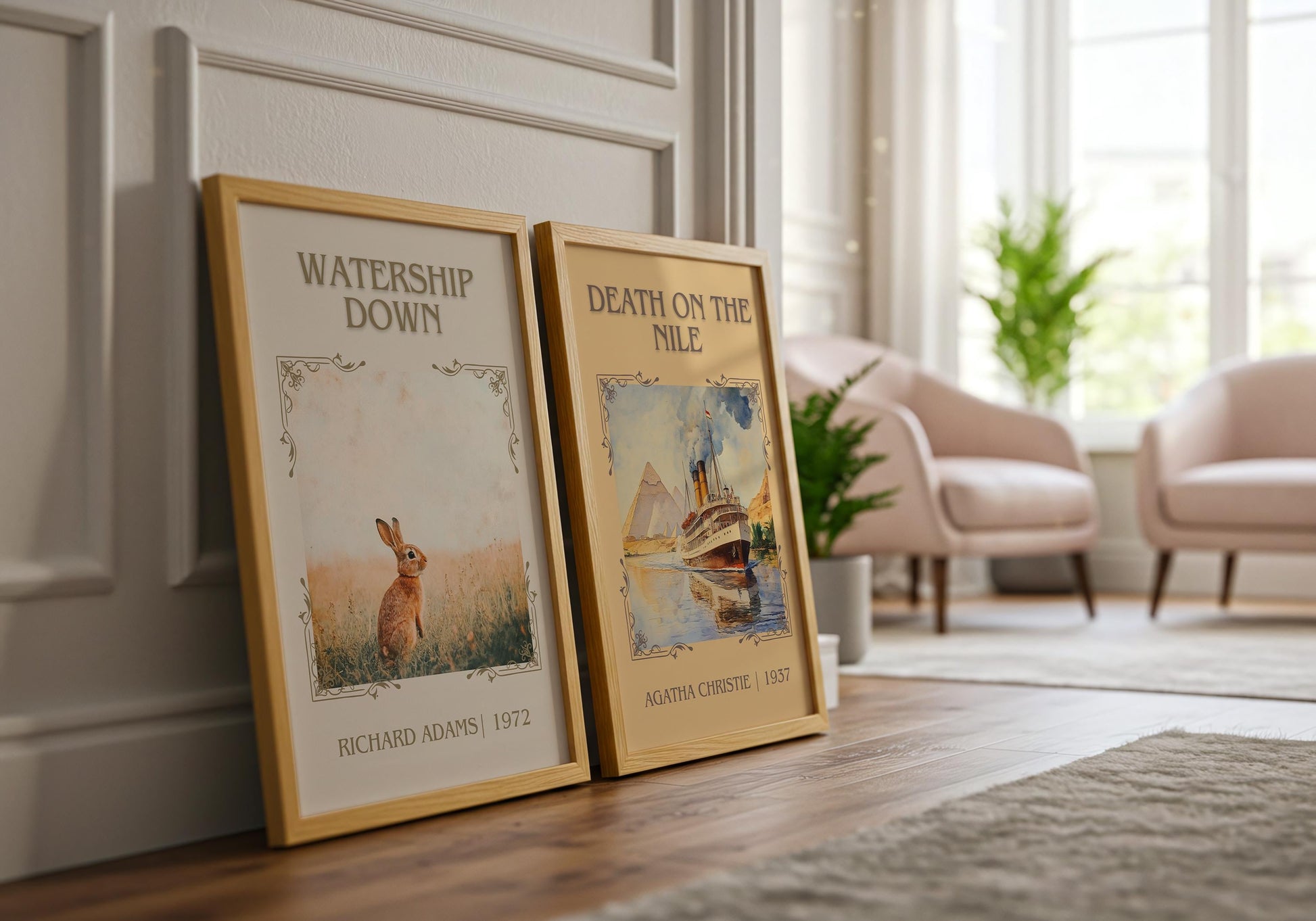 Watership Down by Richard Adams | Descriptive Book Poster | Minimalist