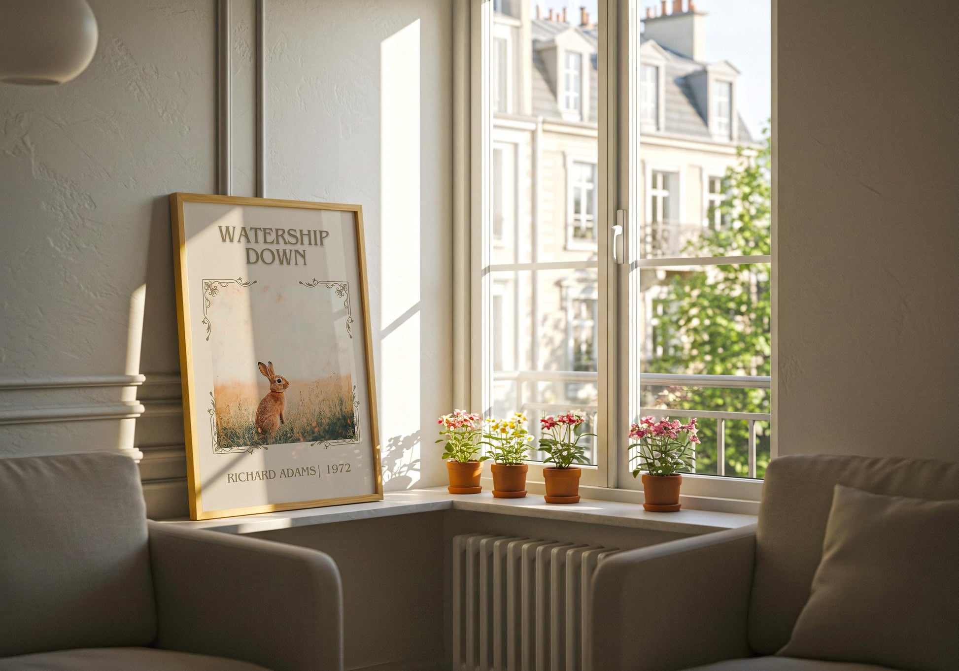 Watership Down by Richard Adams | Descriptive Book Poster | Minimalist